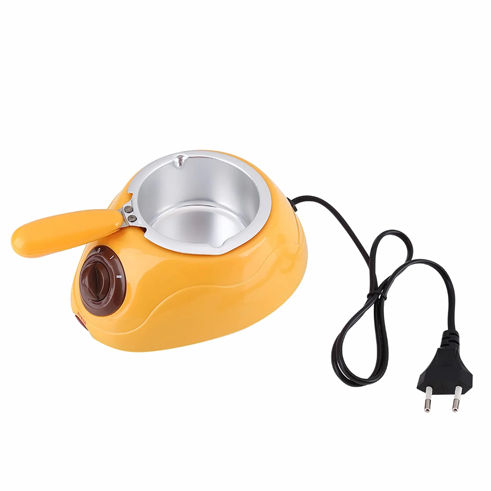 Elektryczny Tygiel do Czekolady 20 W 220-230 V z Foremkami, Regulowana Temperatura, Żółty