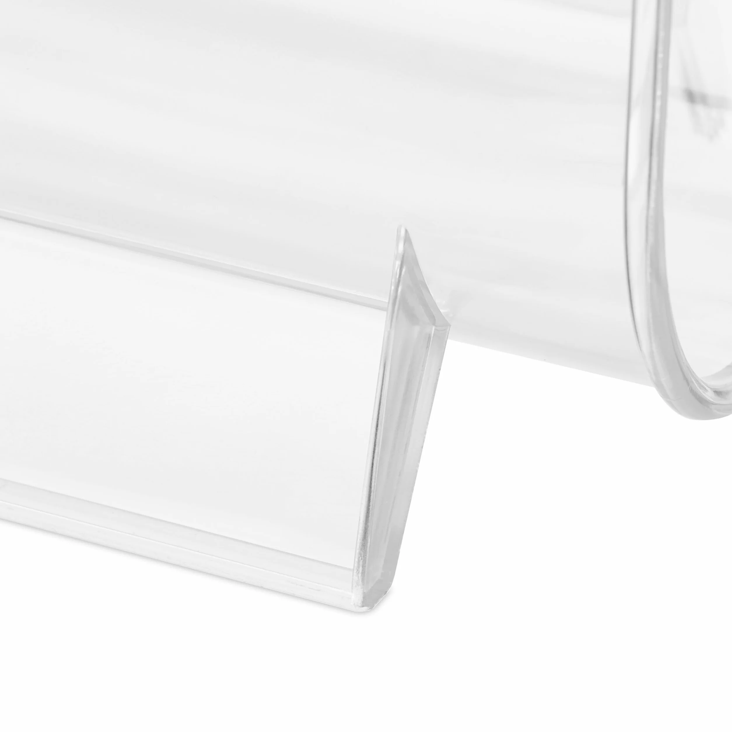 Relaxdays Organizer na lodówkę zestaw 4 sztuk 10,5 x 11 x 20,5 cm przezroczyste