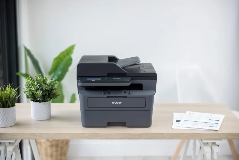Brother DCP-L2665DW - wielofunkcyjna drukarka 3 w 1 (drukowanie/skanowanie/kopiowanie) czarno-biała - WiFi i Ethernet - automatyczna ładowarka - 50 arkuszy - 6-miesięczny bezpłatny okres próbny w