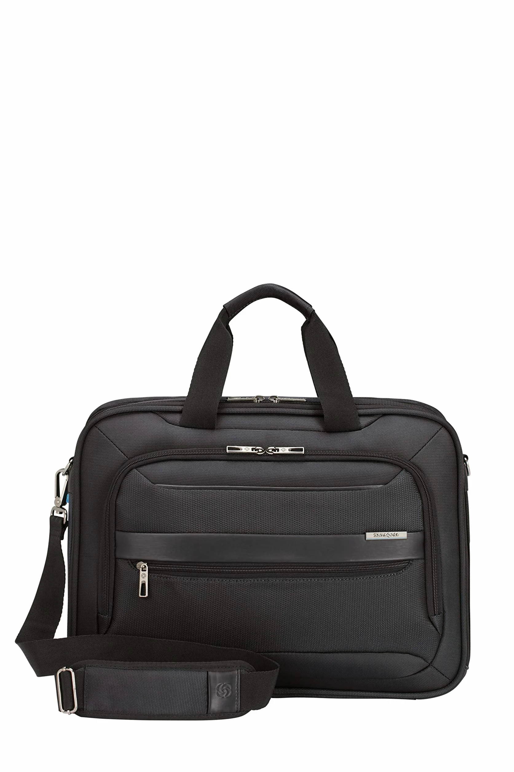 Samsonite Vectura Evo - 15,6 -calowa torba laptopa, 41 cm, 18 L, czarny (czarny)