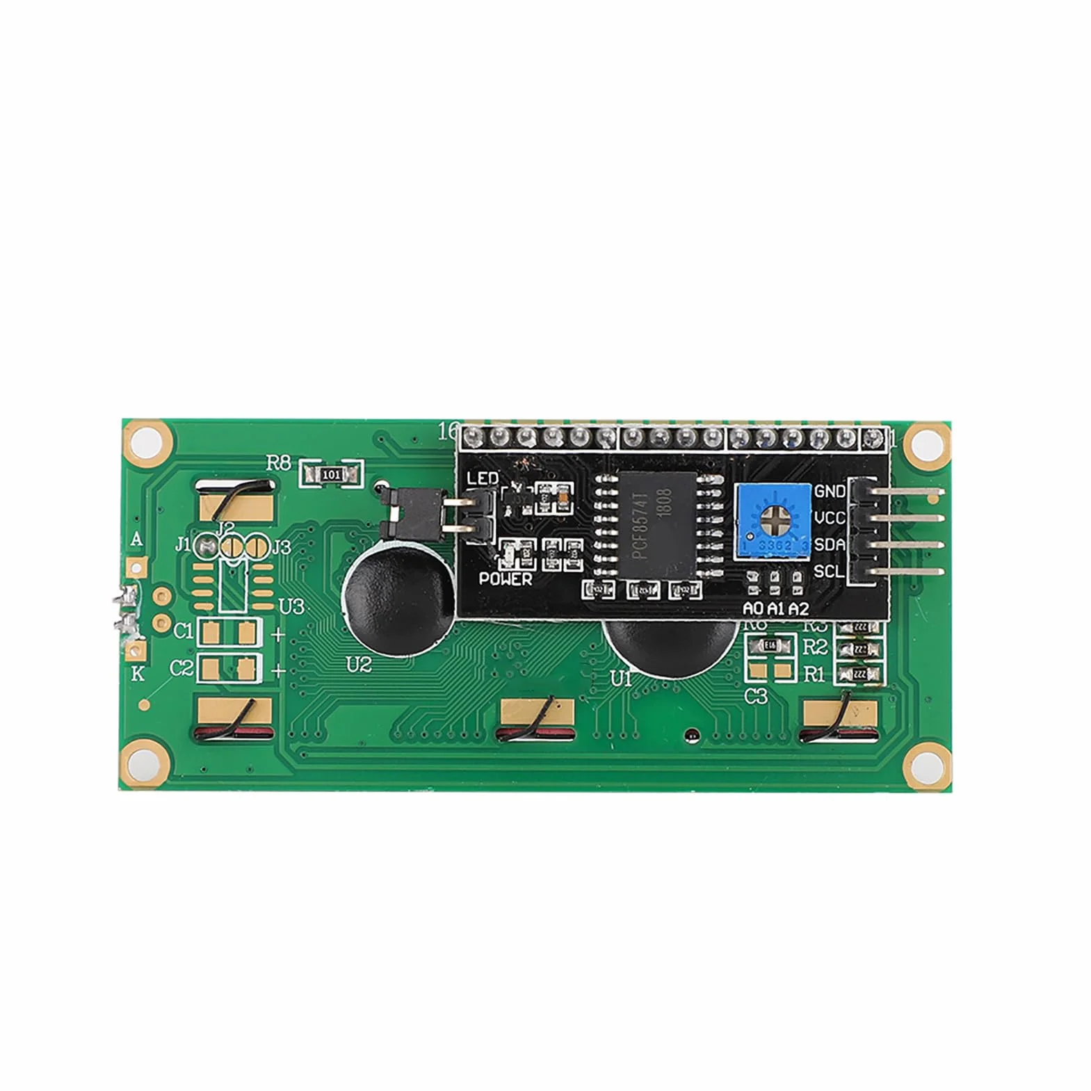 Moduł LCD 1602 z płytką Adaptera, Interfejs IIC I2C Moduł LCD z Niebieskim Podświetleniem