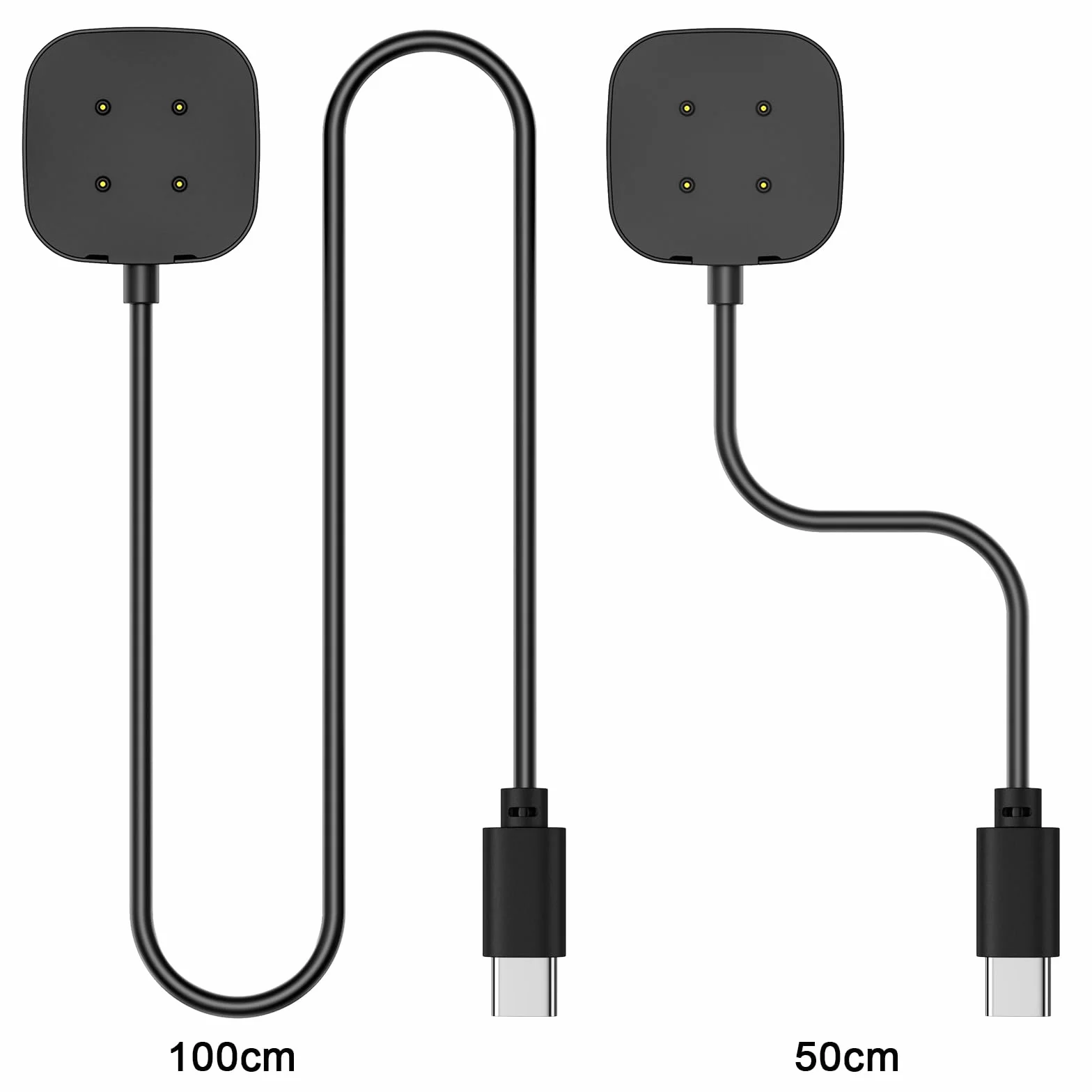 Tobfit Kabel do ładowania do Fitbit Versa 4 Fitbit Versa 3, USB C Charger Cable kabel do ładowania do Versa 3/Versa 4 (50 cm)