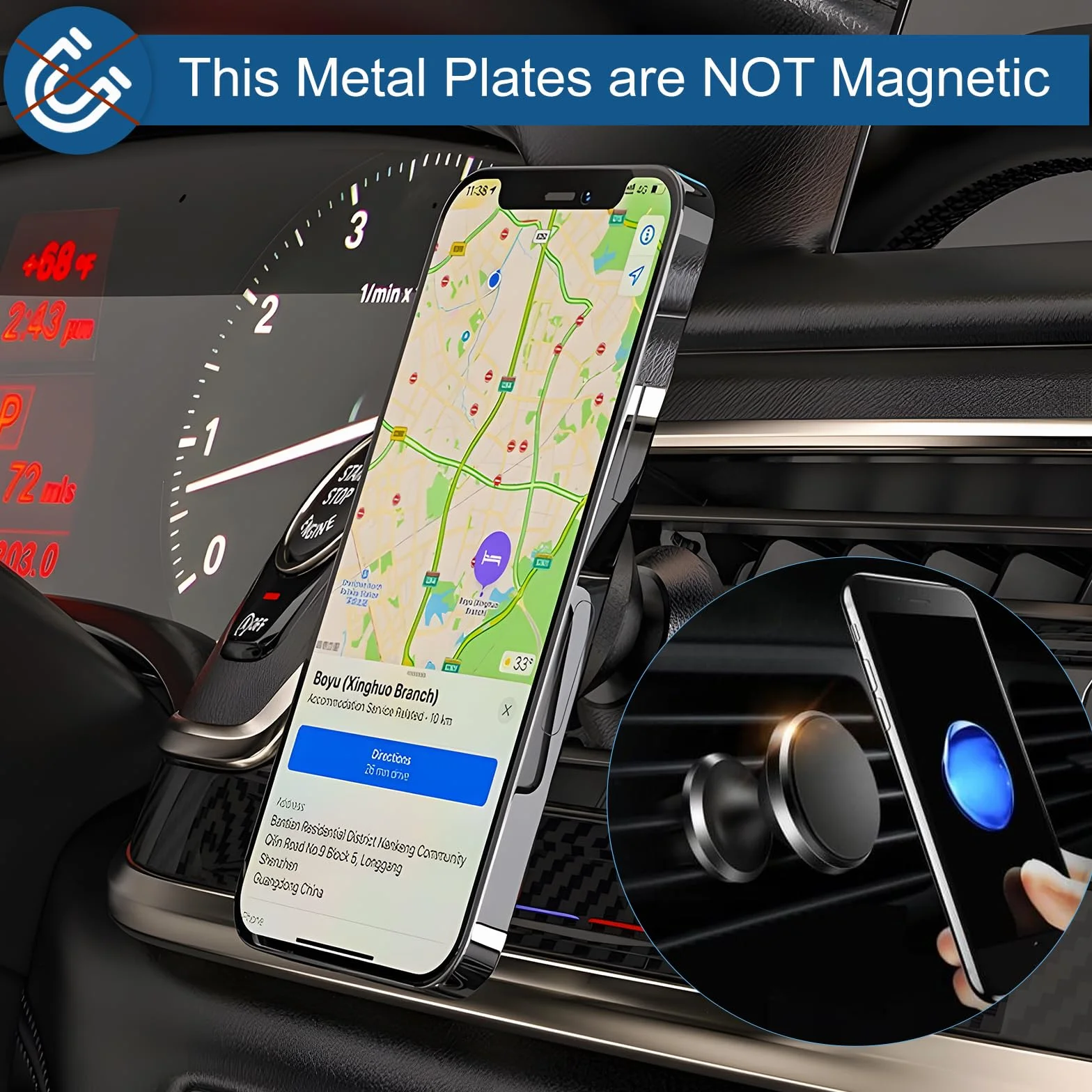 30 sztuk metalowych płytek na magnesy, samoprzylepna płytka metalowa, uchwyt na telefon komórkowy, metalowe płytki, uchwyt na telefon komórkowy, 15 okrągłych i 15 prostokątów, 40 mm, 45 x 65