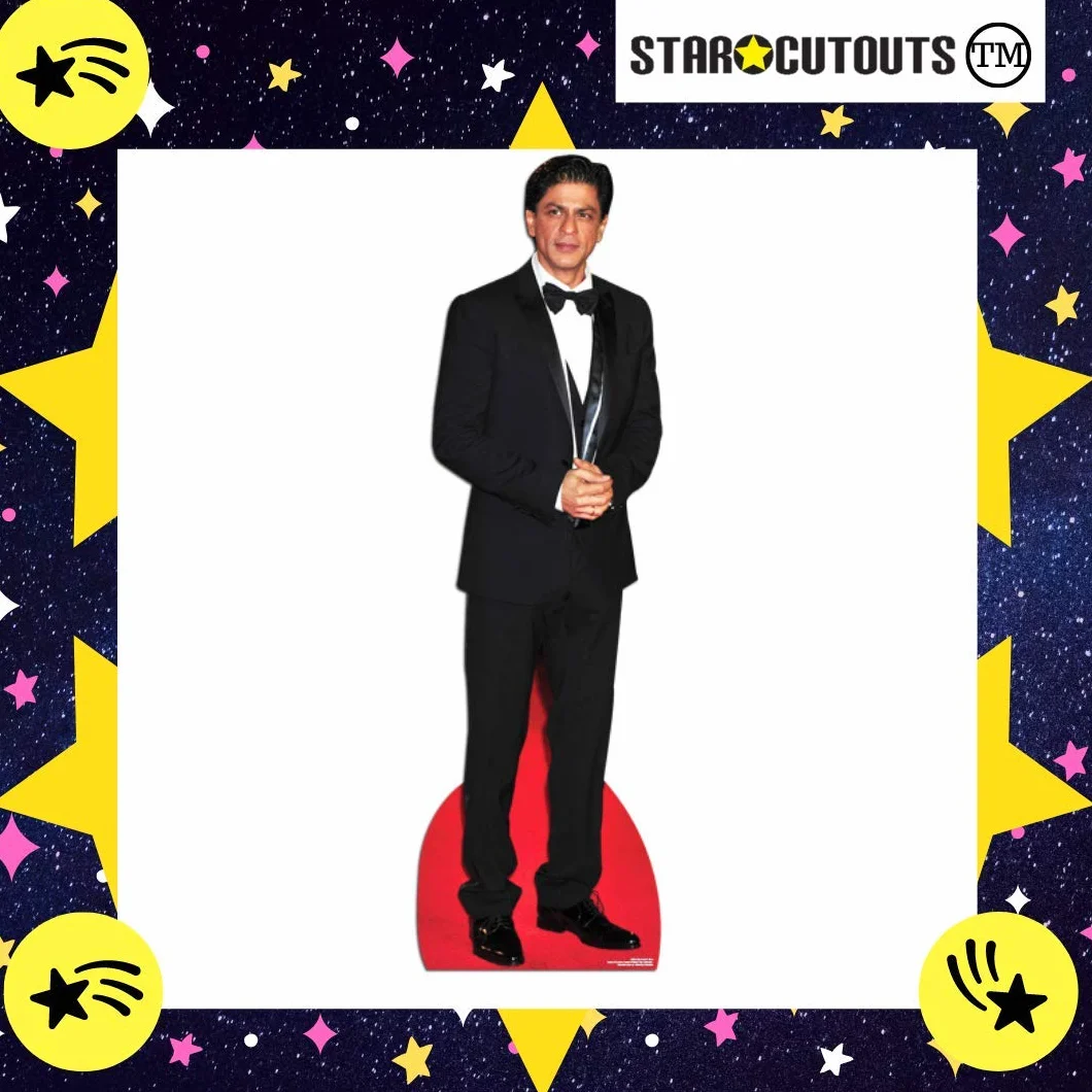 Star Cutouts Wycięcie z Shah Rukh Khan czarny biały czerwony
