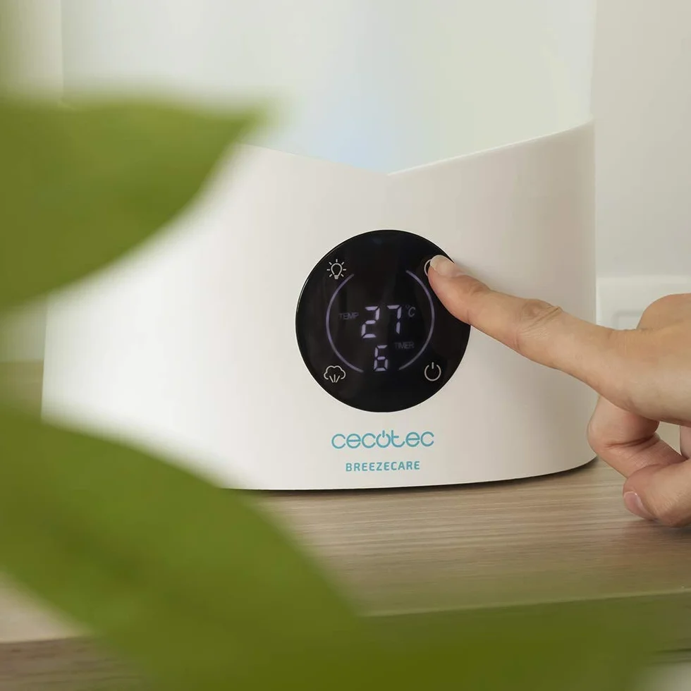 Cecotec BreezeCare 2600 nawilżacz powietrza Light Smart Timer, 25 W, 260 ml/h, 3 prędkości, pojemność 3,2 litra, pilot zdalnego sterowania, zasięg 40 m2