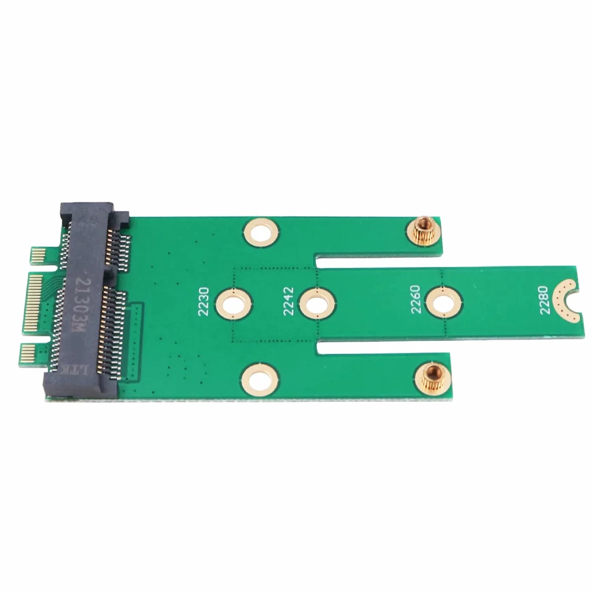 MSATA Adapter MSATA na M2 SSD Adapter Card M2 B&M Klucz Interfejs Dysk twardy Konwerter Board