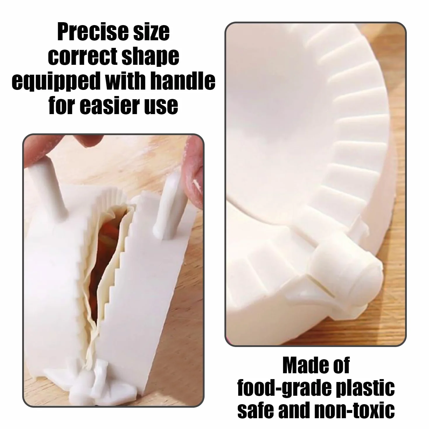 Zestaw foremek do pierogów 3-częściowy 6,8 cm 7,8 cm 8,8 cm