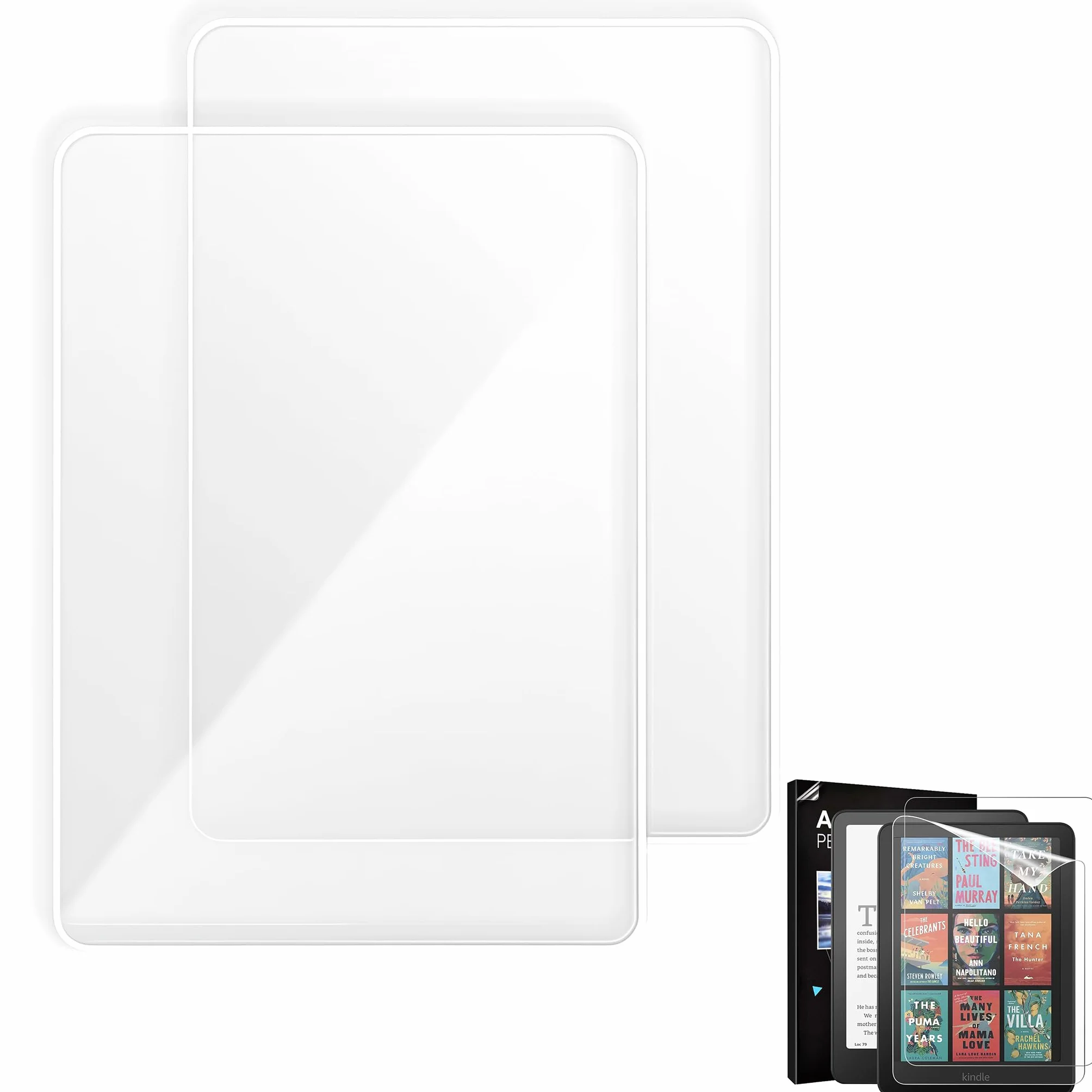 Ekran ekranu Kindle (Pack 2) dla Kindle Paperwhite 12. generacji 7" 2024 i Kindle Colorsoft Signature Edition 7" 2025 - Ekran Kindle odporny na zarysowania, akcesoria Kindle