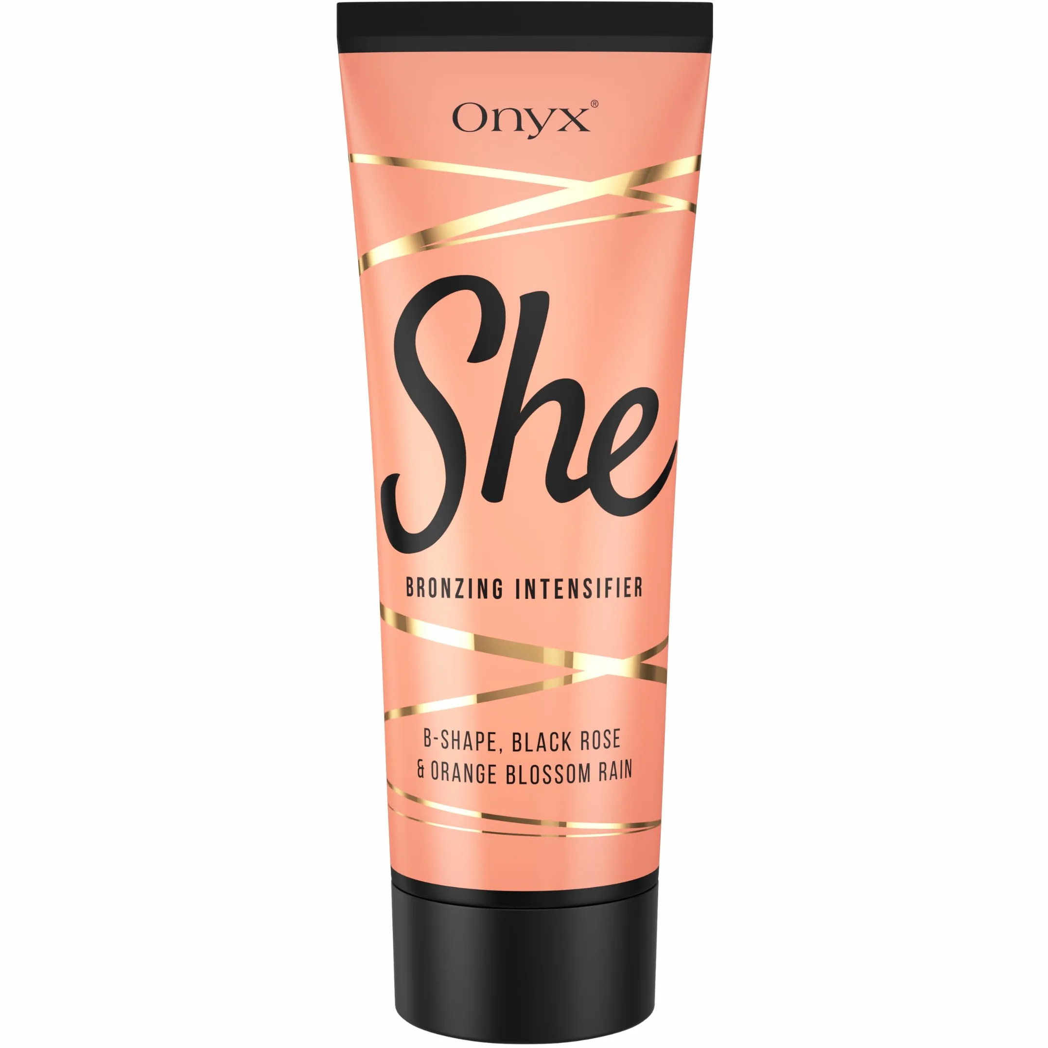 Onyx SHE - balsam do solarium przyspieszający opalanie, balsam brązujący dla kobiet wzmacniający efekty opalania, poprawiający kształt sylwetki