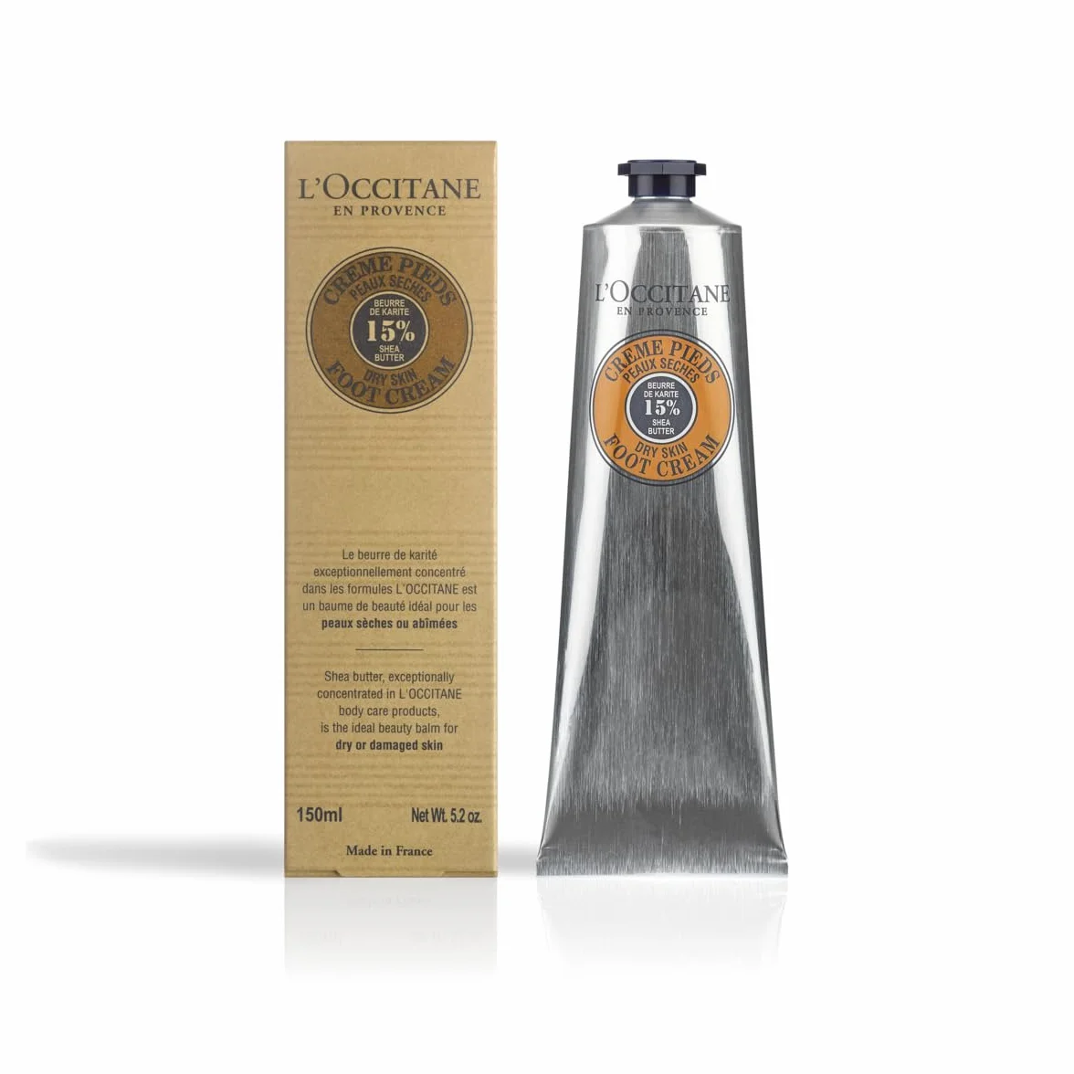 L'OCCITANE - Krem do stóp Shea - 150 ml - Skóra sucha - Wyprodukowano we Francji