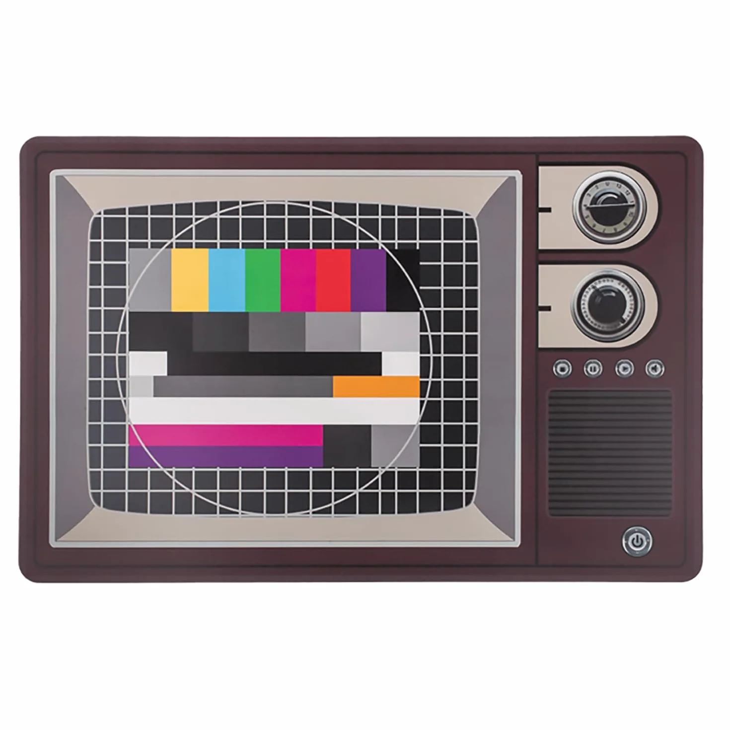 Out Of The Podkładka, 4 szt., polipropylenowe, nostalgiczne elementy, Hi-Fi, radio, kaseta, telewizyjne wzory
