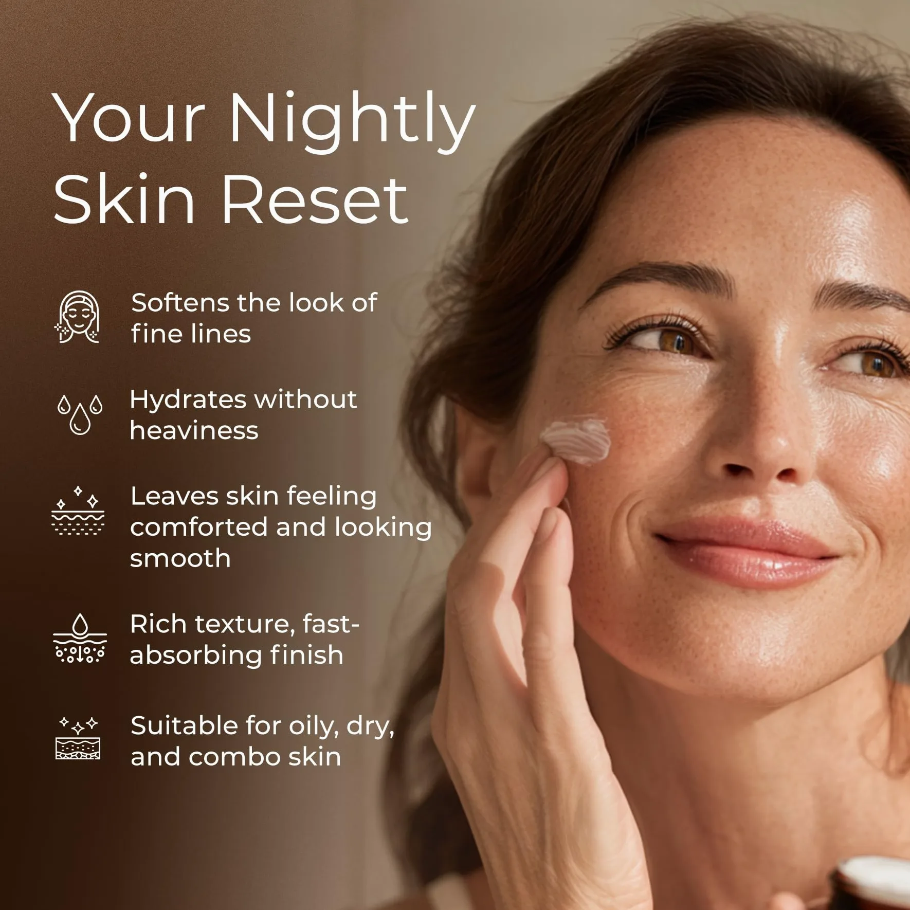Tree To Tub Retinol krem nawilżający do twarzy przeciw starzeniu się skóry suchej i wrażliwej – przeciwzmarszczkowy kwas hialuronowy, krem na noc z witaminą A i E dla kobiet i mężczyzn z organicznym