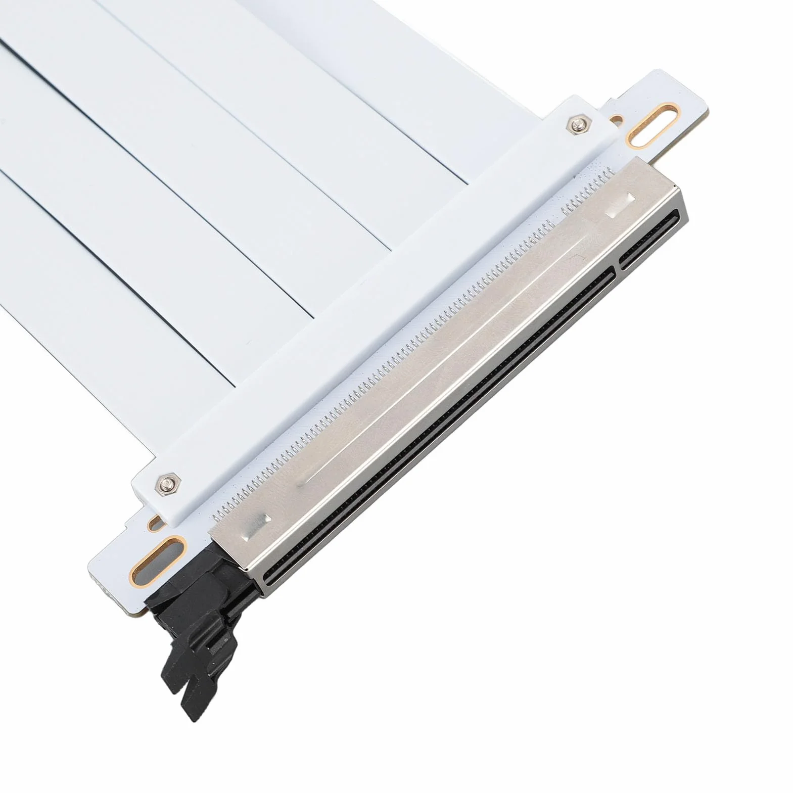 Kabel Riser PCIE 4.0 X16, Elastyczny Kabel Przedłużający GPU 128 Gbps, Riser PCIE Kompatybilny z Interfejsami 4.0 3.0 2.0 1.0 (20 cm)