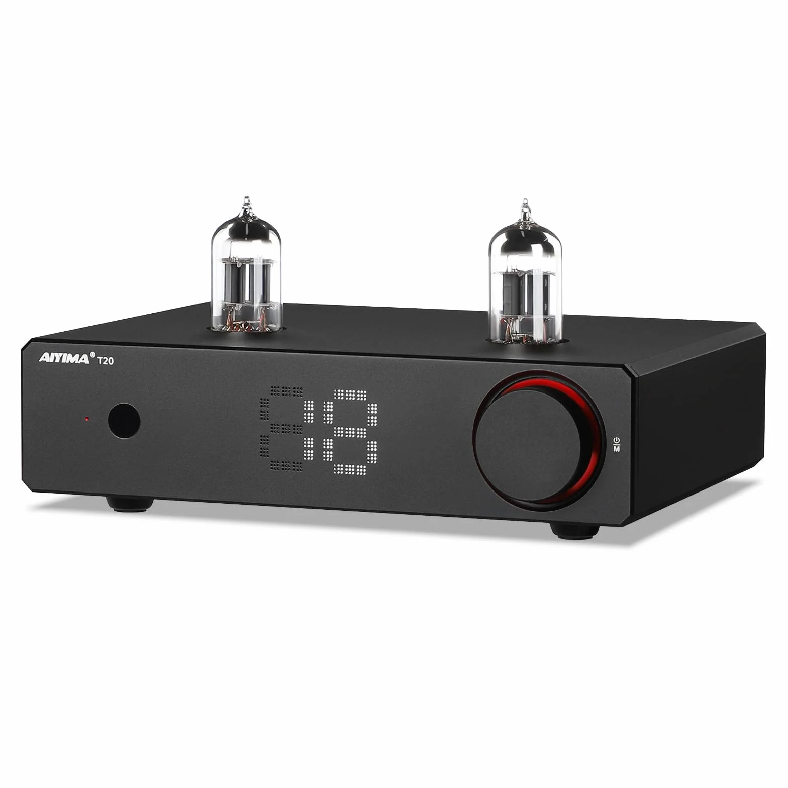 W pełni zbalansowany przedwzmacniacz lampowy AIYIMA T20 LME49720 do domowego sprzętu HiFi Mini przedwzmacniacz lampowy z wejściami i wyjściami RCA i XLR oraz wyjściem wyzwalającym 12 V