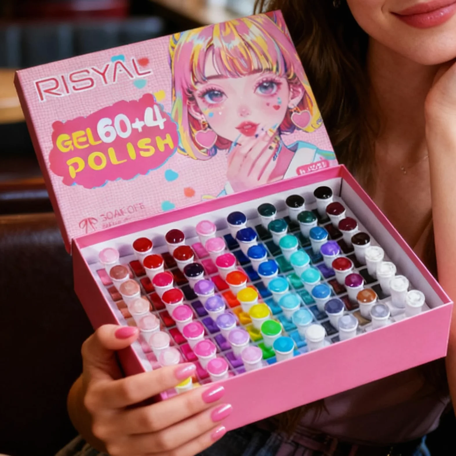 Zestaw Żelowego Lakieru 60 Kolorów Szybkoschnących Długotrwałych Żelów Do | Kolory Lakierów Hybrydowych Do Domowego I Salonowego Manicure Spa Podróży Ślubu Wakacji
