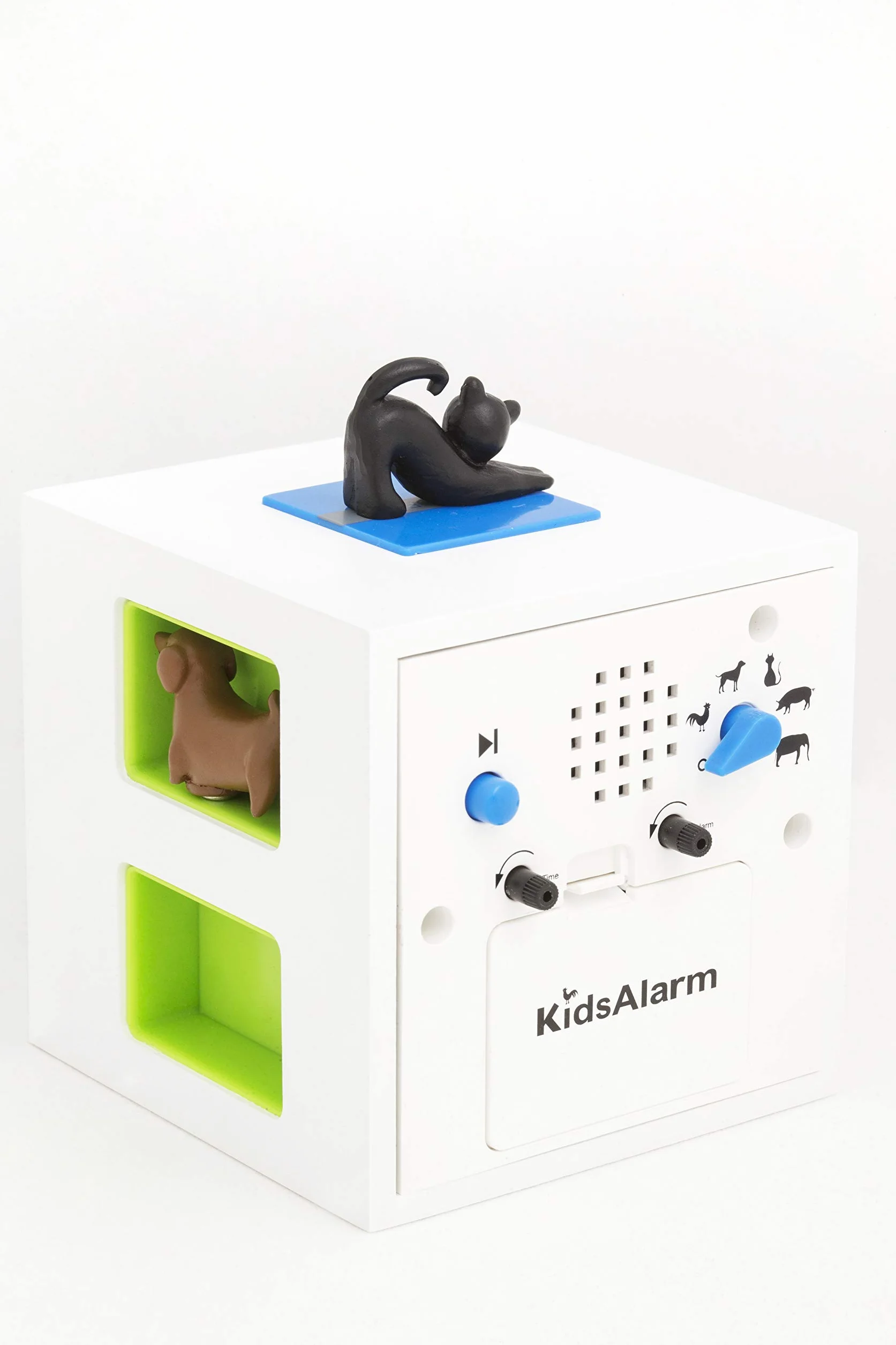 KOOKOO KidsAlarm budzik dziecięcy z 5 zwierzętami rolnymi i zdjęciami