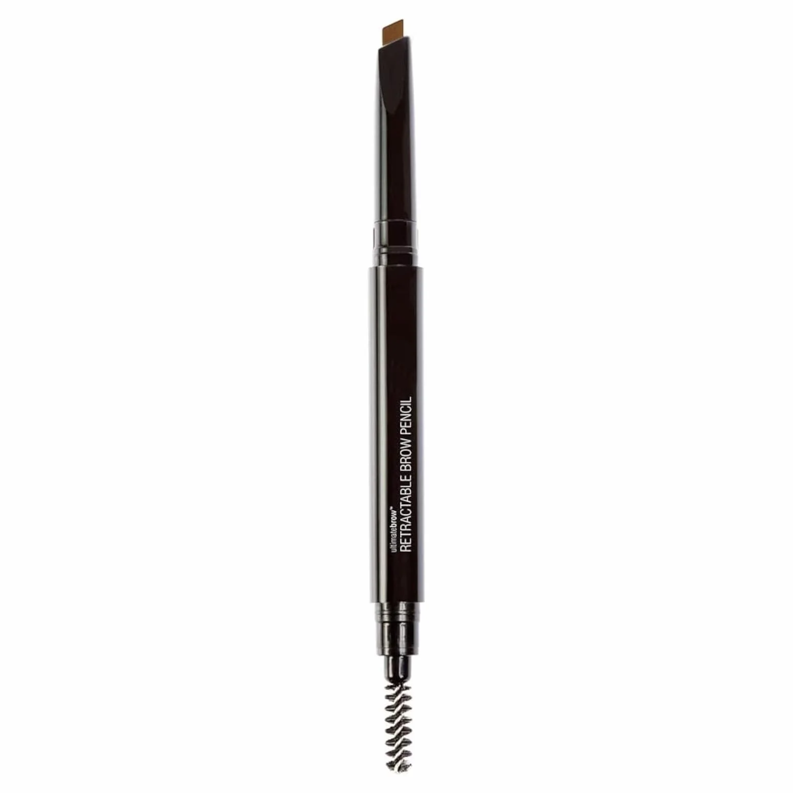 Wet n Wild Ultimate Brow Retractable Pencil, OłówekDoBrwi z TrójkątnymSzczytemOłówka i WbudowanymSzczoteczka do Ostrzenia, Szczotkowania i Mieszania Brwi, Ultra-Nasycony Odcień Średniego Brązu
