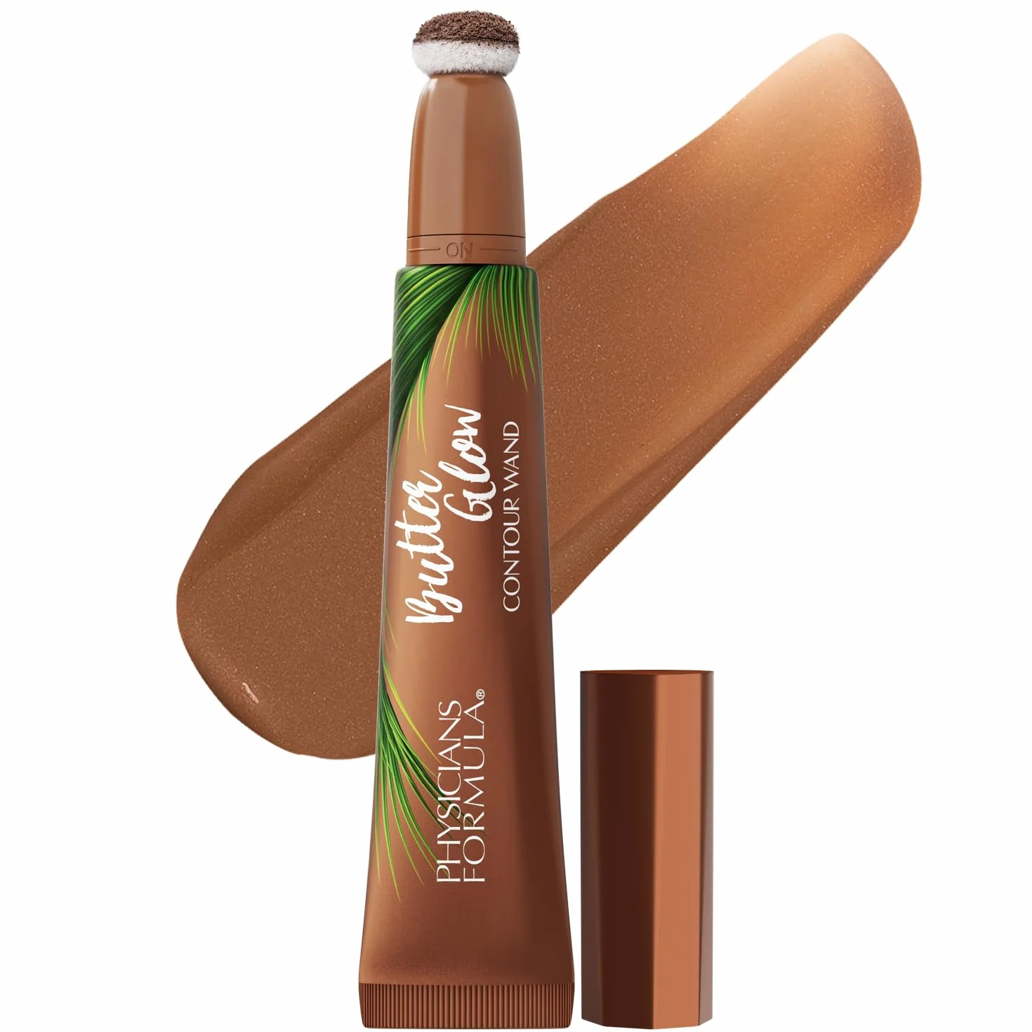 Physicians Formula Butter Glow Contour Wand, Płynny Bronzer Zapewniający Natychmiastową Wyrazistość, Odżywczy i Kremowy, Łatwy w Aplikacji, Medium Deep