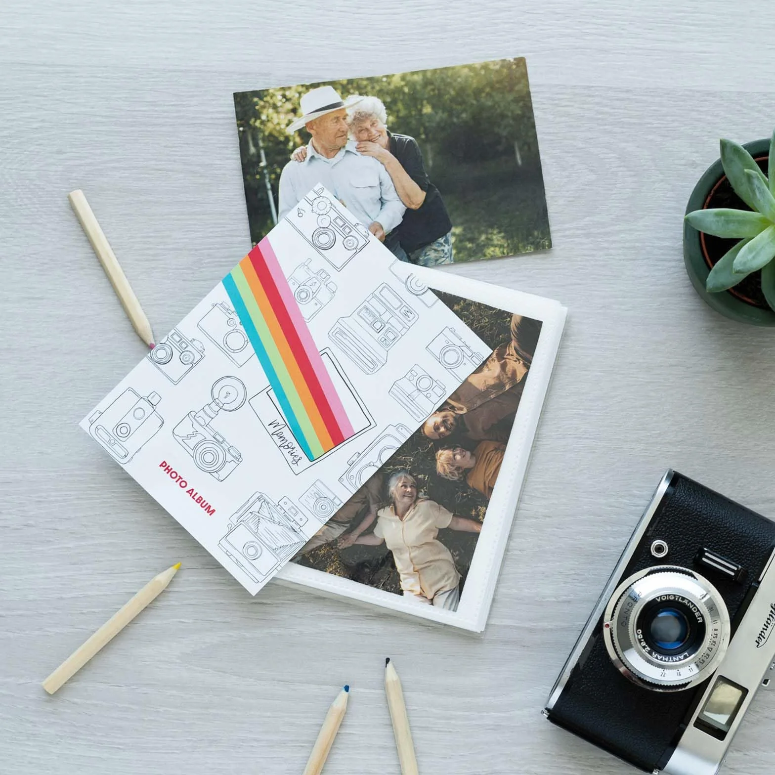 Grupo Erik Album fotograficzny w stylu vintage, 36 kieszeni, 10 x 15 cm, mała książka pamięci, album na zdjęcia, prezenty poniżej 2,3 kg