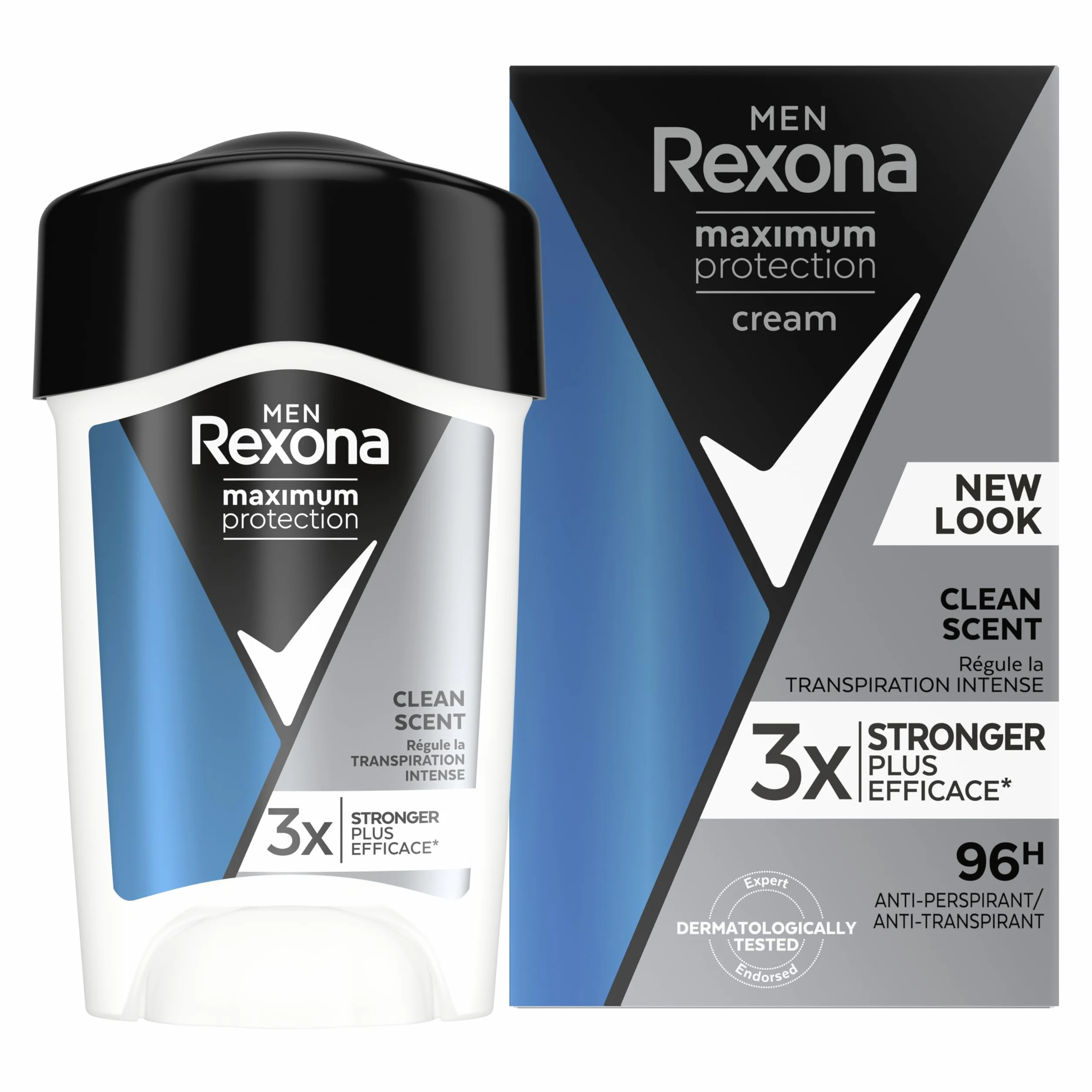 REXONA WOMEN - Deodorant Stick Men Maximum Protection Clean Scent - Deodorant -1x 45 ml