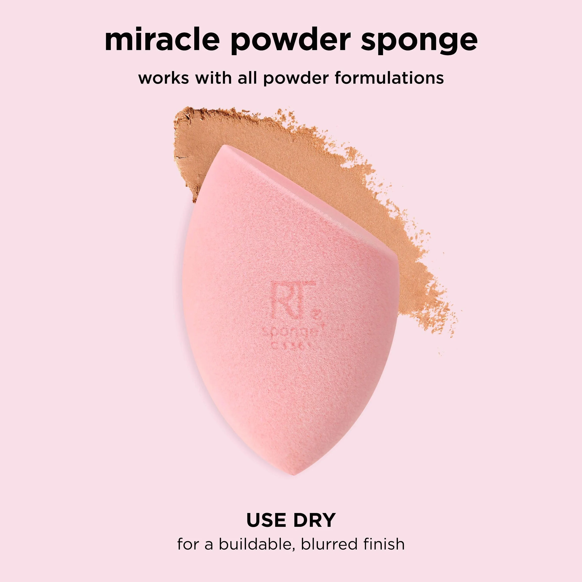 Real Techniques Miracle Complexion gąbka i proszek Miracle Duo Pack do podkładu i pudru