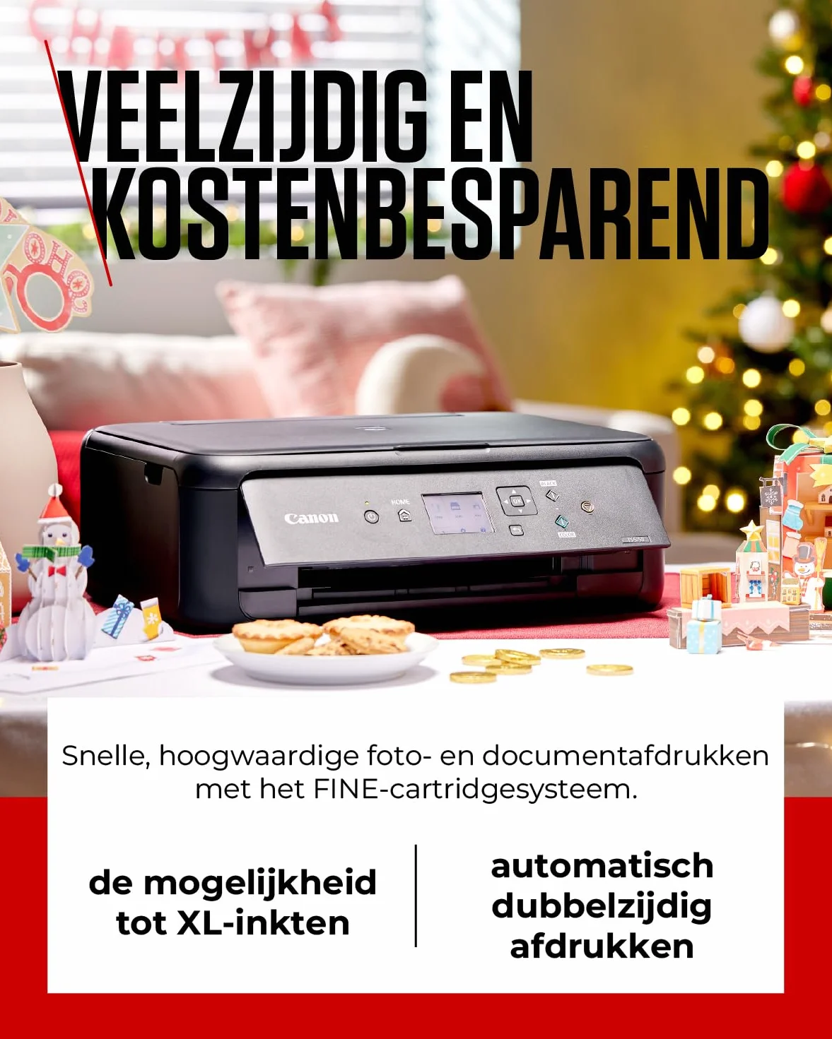 Canon 2228C006 PIXMA TS5150 Drukarka Wielofunkcyjna 31.5 x 14.7 x 42.5 cm, Czarny