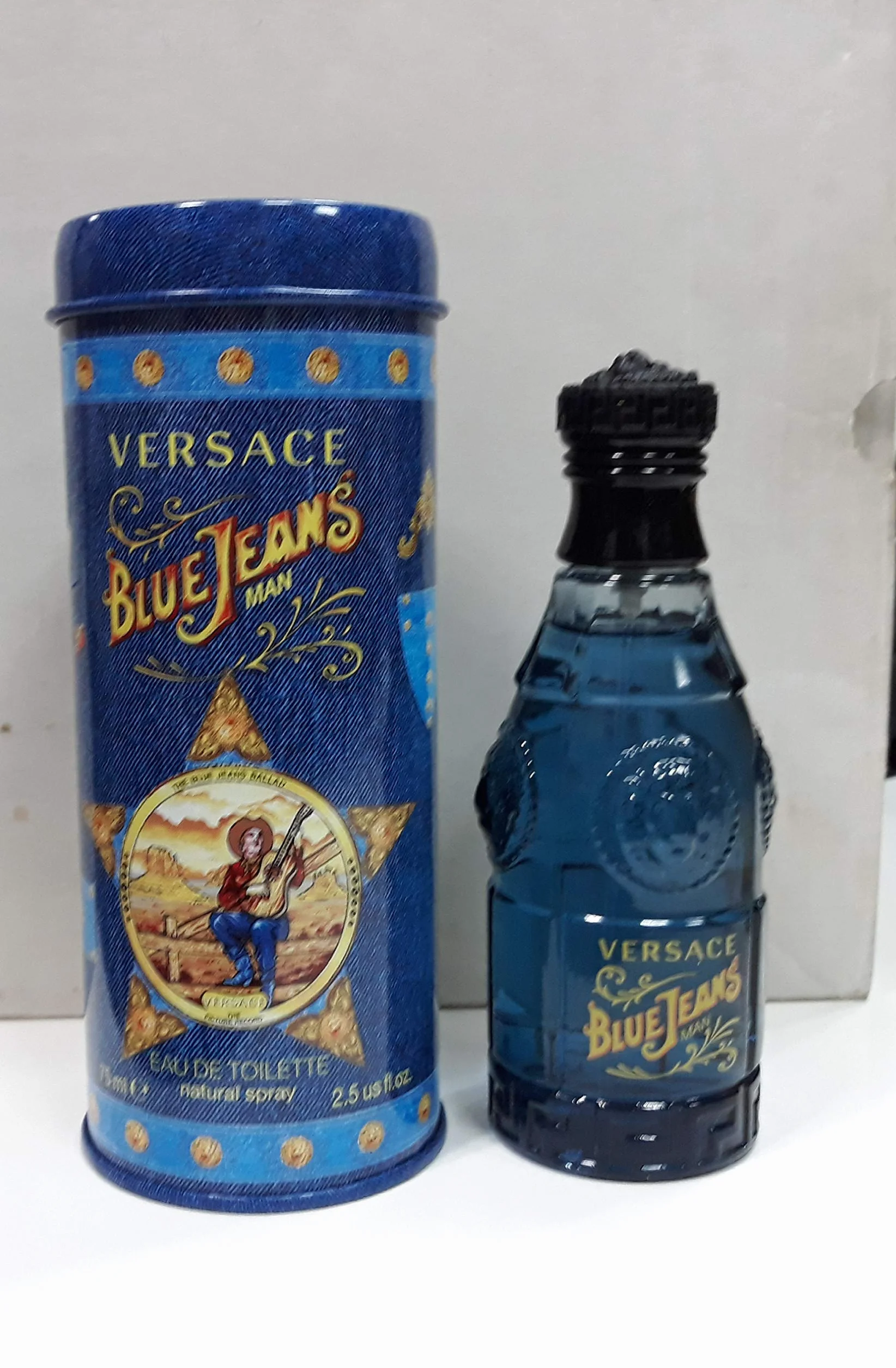Versace Blue Jeans Man Et 75 Vp