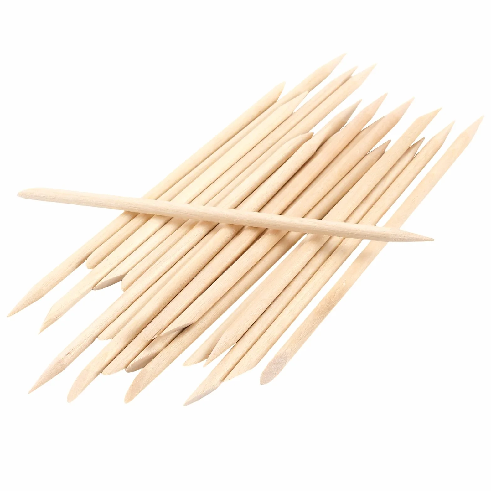 drewniane pałeczki do manicure 600 sztuk 11,4 cm dwustronne z drewna różanego