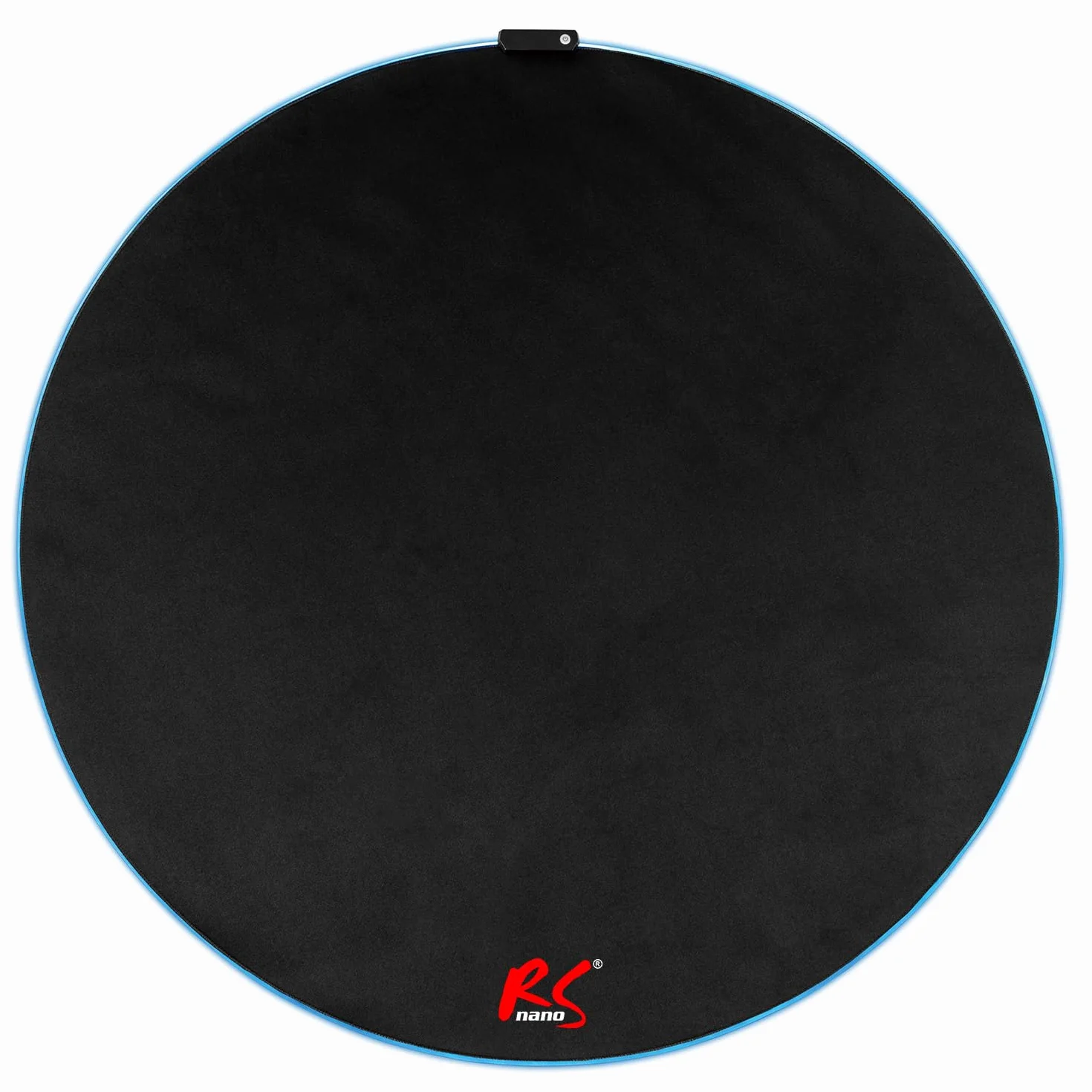 RS171 mata na krzesło gamingowe z podświetleniem RGB, średnica: 100 cm, ochrona podłogi, mata ochronna, podkładka pod krzesło biurowe, antypoślizgowa powierzchnia