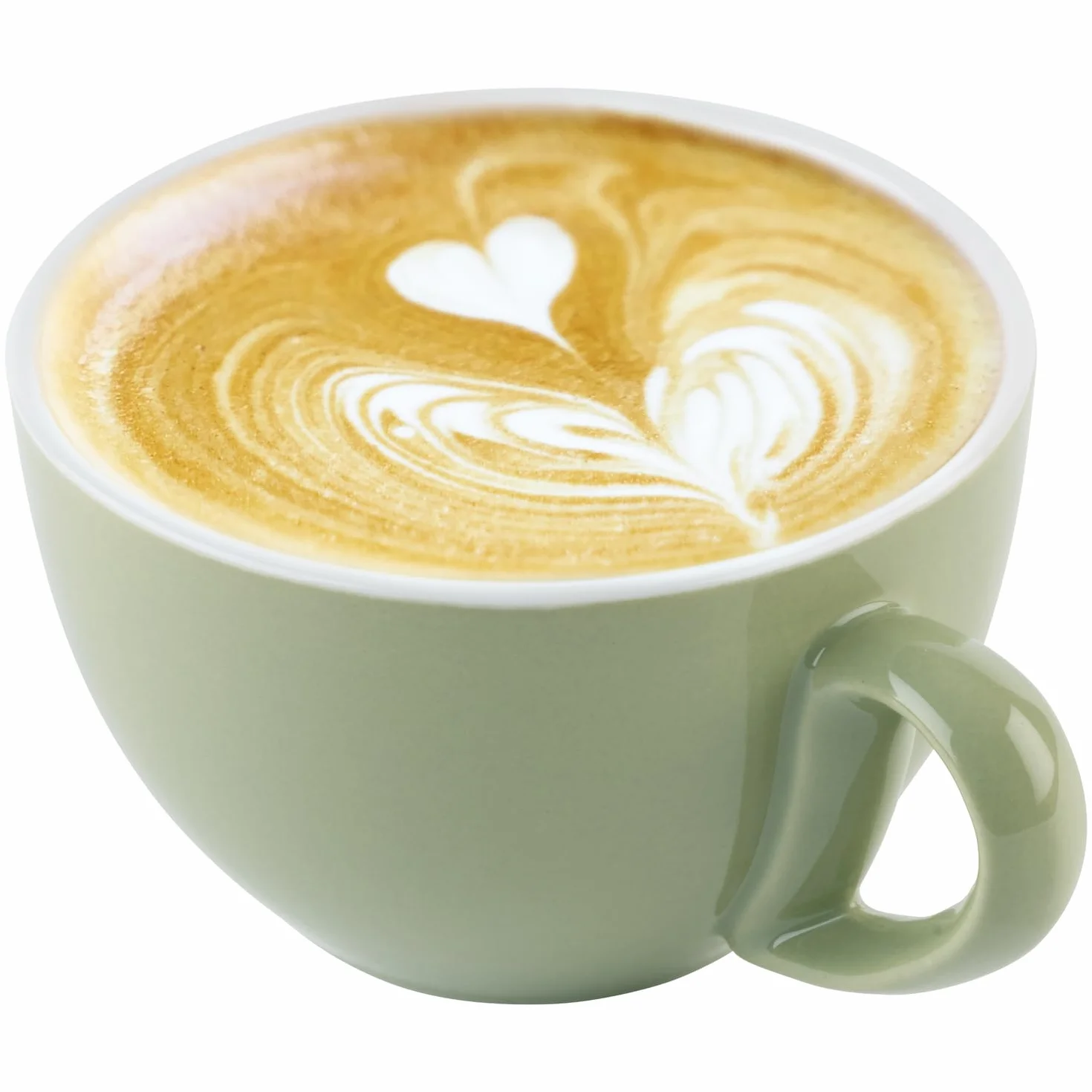 Filiżanka do cappuccino APS 16007 zielona Ø 10,5 cm 300 ml