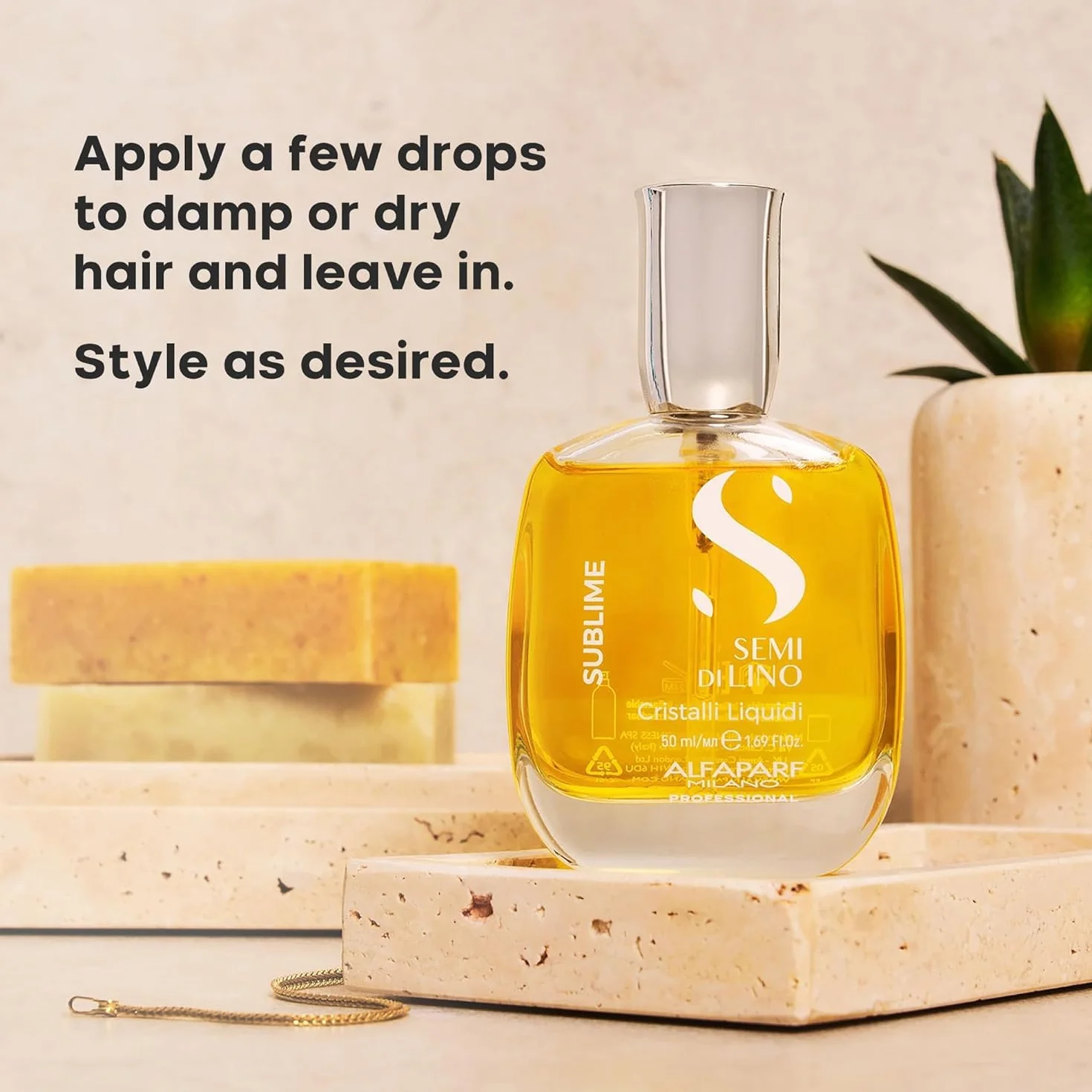 ALFAPARF SEMI DI LINO SUBLIME Cristalli Liquidi Płynne kryształki do włosów 50ml