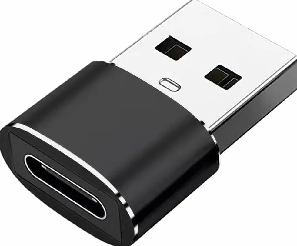 Przejściówka USB C na USB A - Zestaw 3 szt - Adapter USB C na USB A Złącze Typ C Żeński do USB-A Męski, Transfer Danych 480Mbps, Aluminiowa Obudowa, iPhone 15/16, Samsung Galaxy, Xiaomi, PC