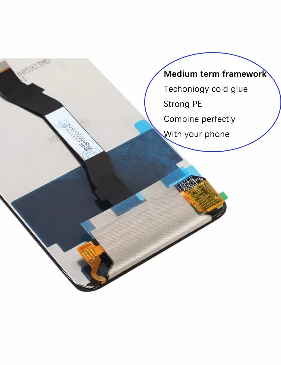 Zamiennik oryginalnego wyświetlacza do Redmi Note 8 Pro, 2015105 M1906G7I M1906G7G ekran LCD wyświetlacz dotykowy digitizer zestaw części naprawczych