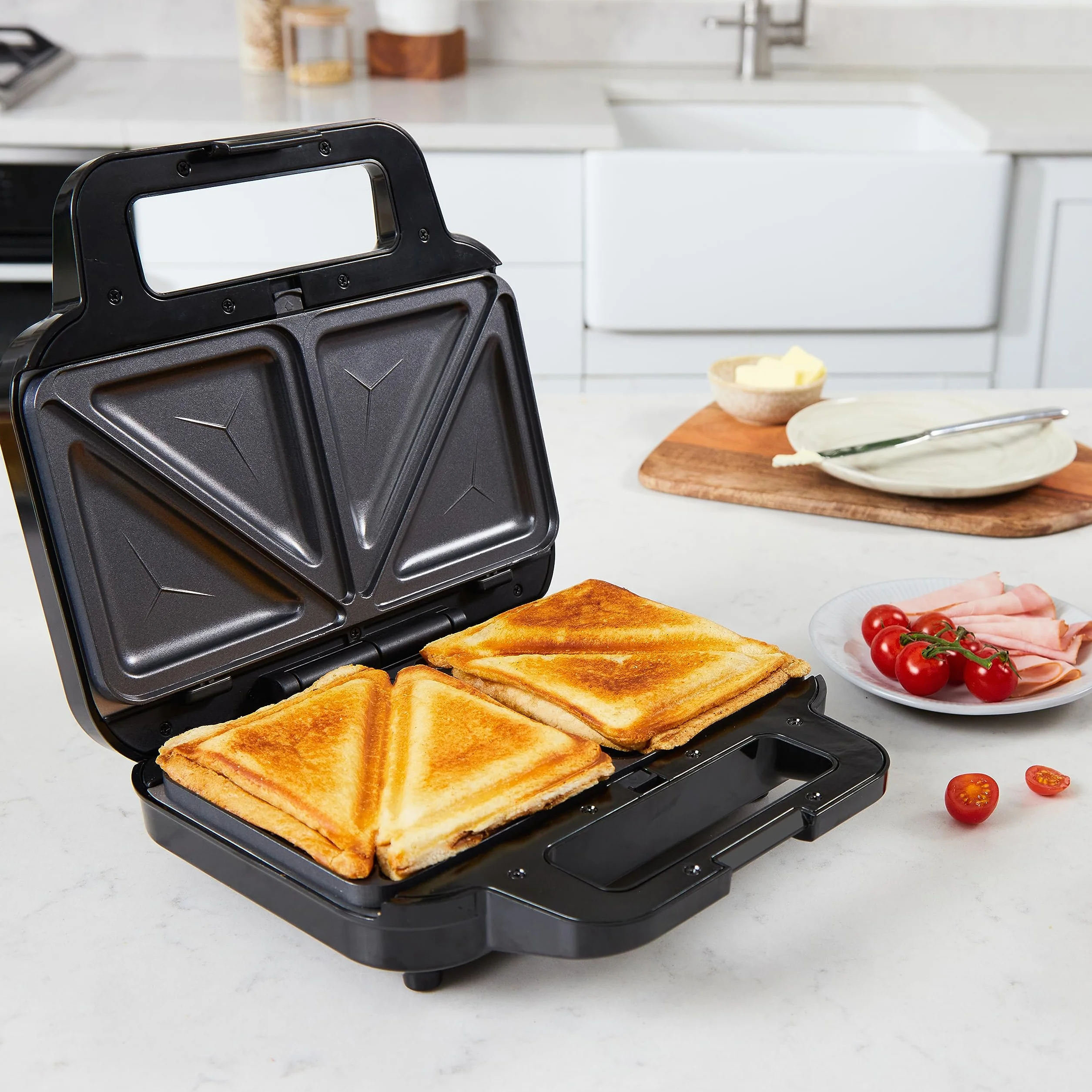 Breville Opiekacz do Kanapek, Czarny, 3 w 1