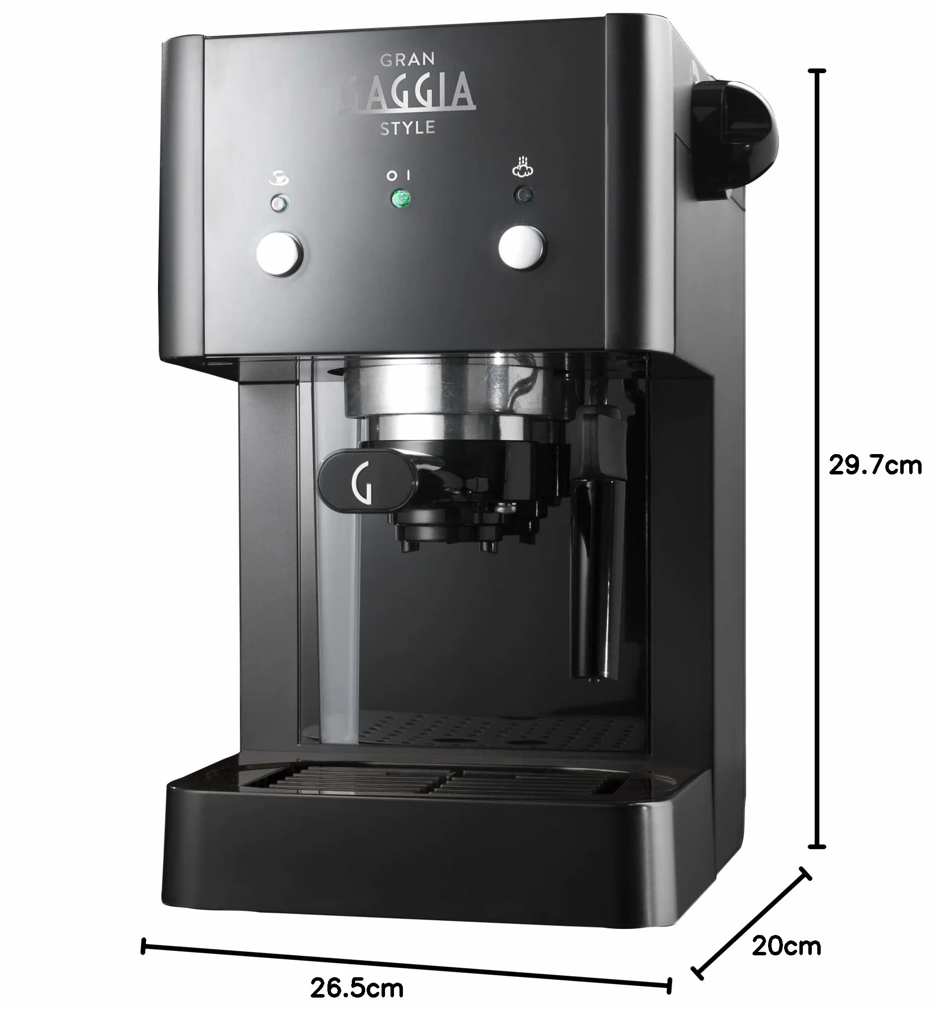 Gaggia Ri8423/11 Ekspres do Kawy, Czarny, 1025.0W 230.0V