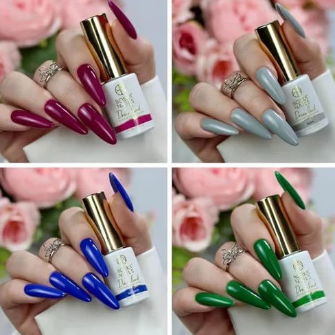 Boska Nails Dreamland kolekcja lakierów do paznokci, długotrwałe lakiery hybrydowe, intensywne kolory, 6 ml, precyzyjne wykończenie, do 3 tygodni, lampa UV LED