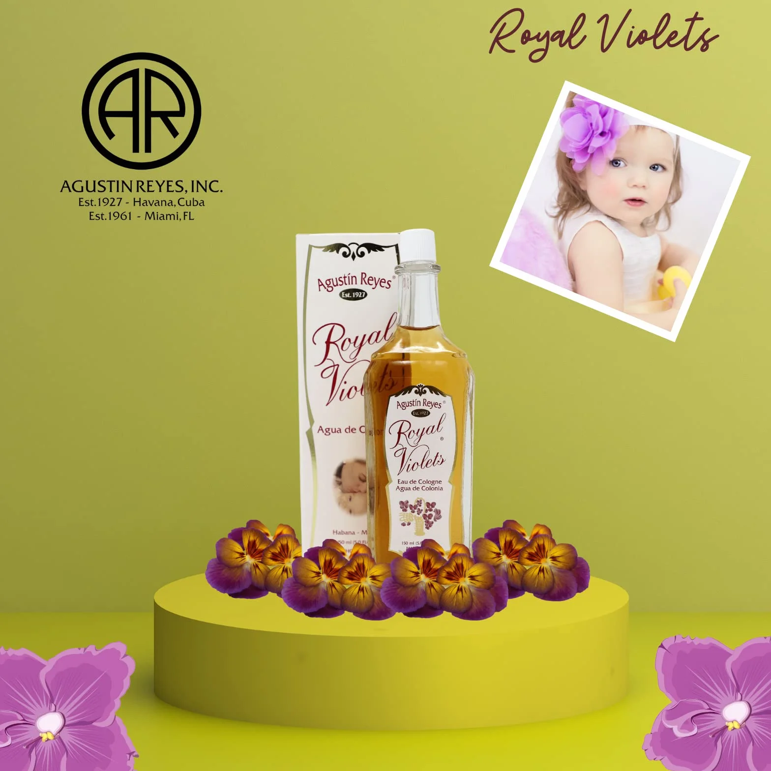 Royal Violets Baby Woda toaletowa woda toaletowa Fo Cologne 2 x 5