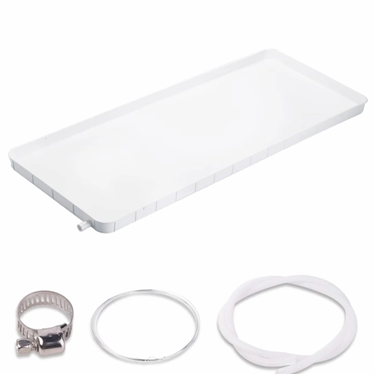 Taca Ociekowa do Klimatyzatora Plastikowa 91.5x45x3cm z Rurą Spustową i Drut Żelazny