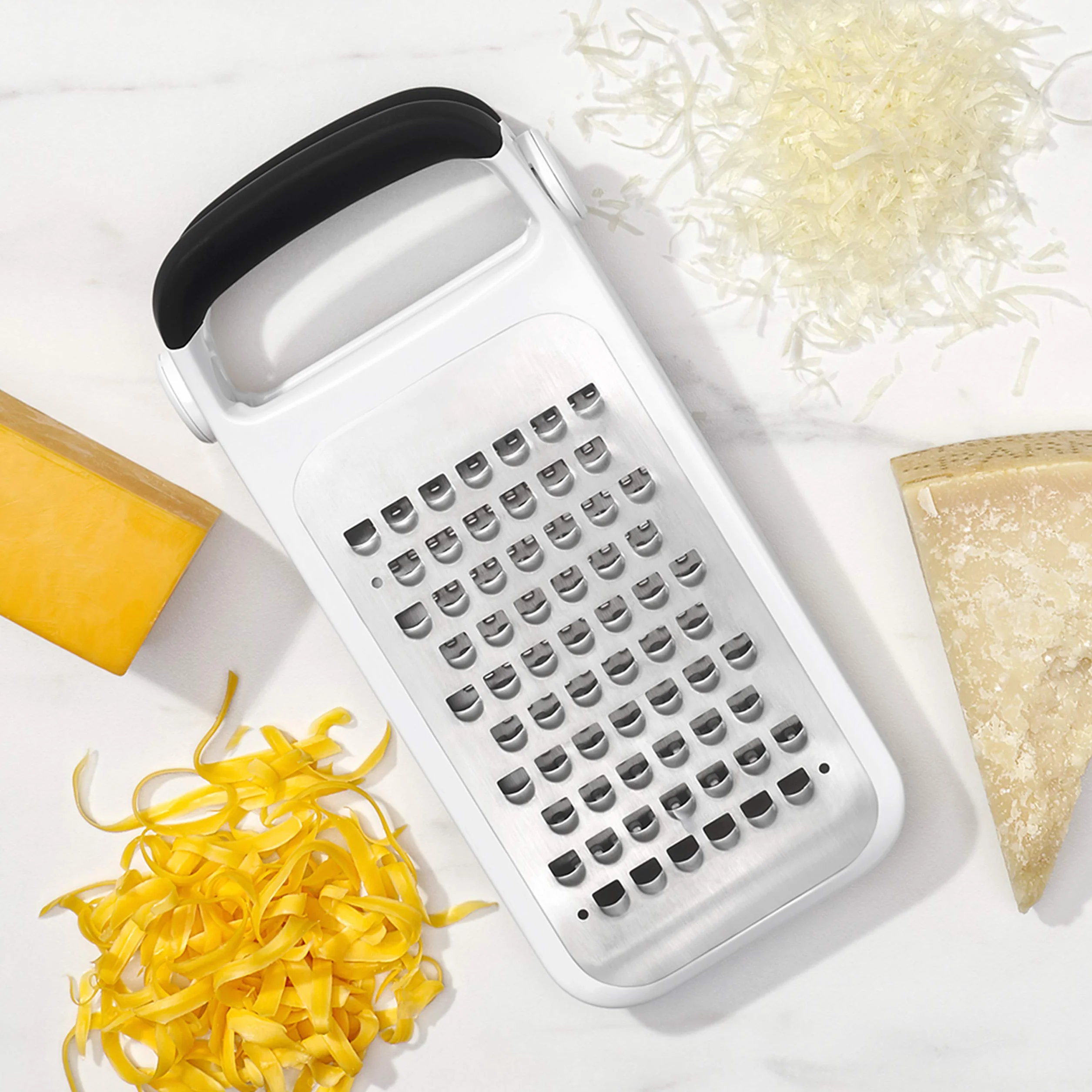 OXO Good Grips podwójna tarka ze stali nierdzewnej do sera