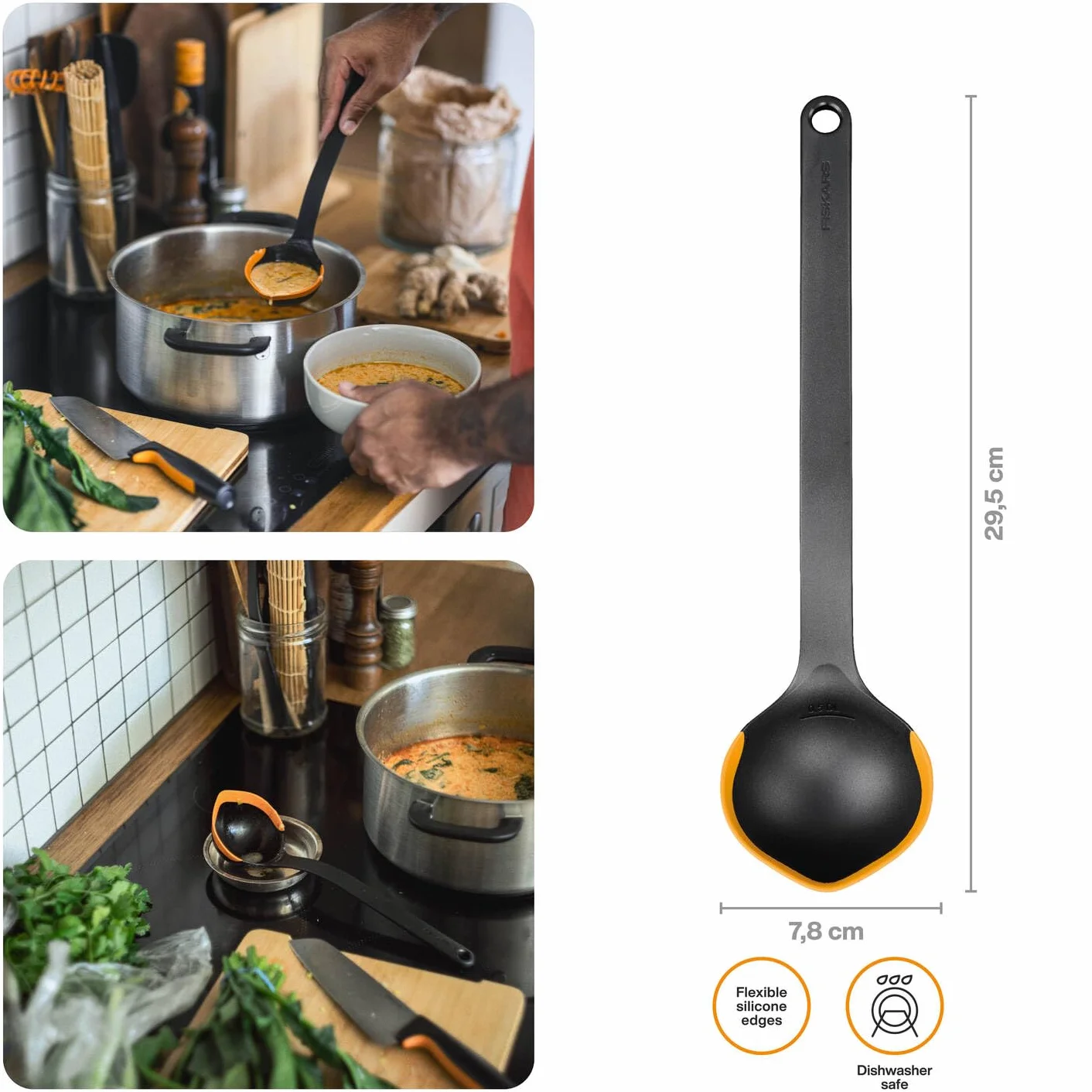 Fiskars Functional Form Soup Ladle