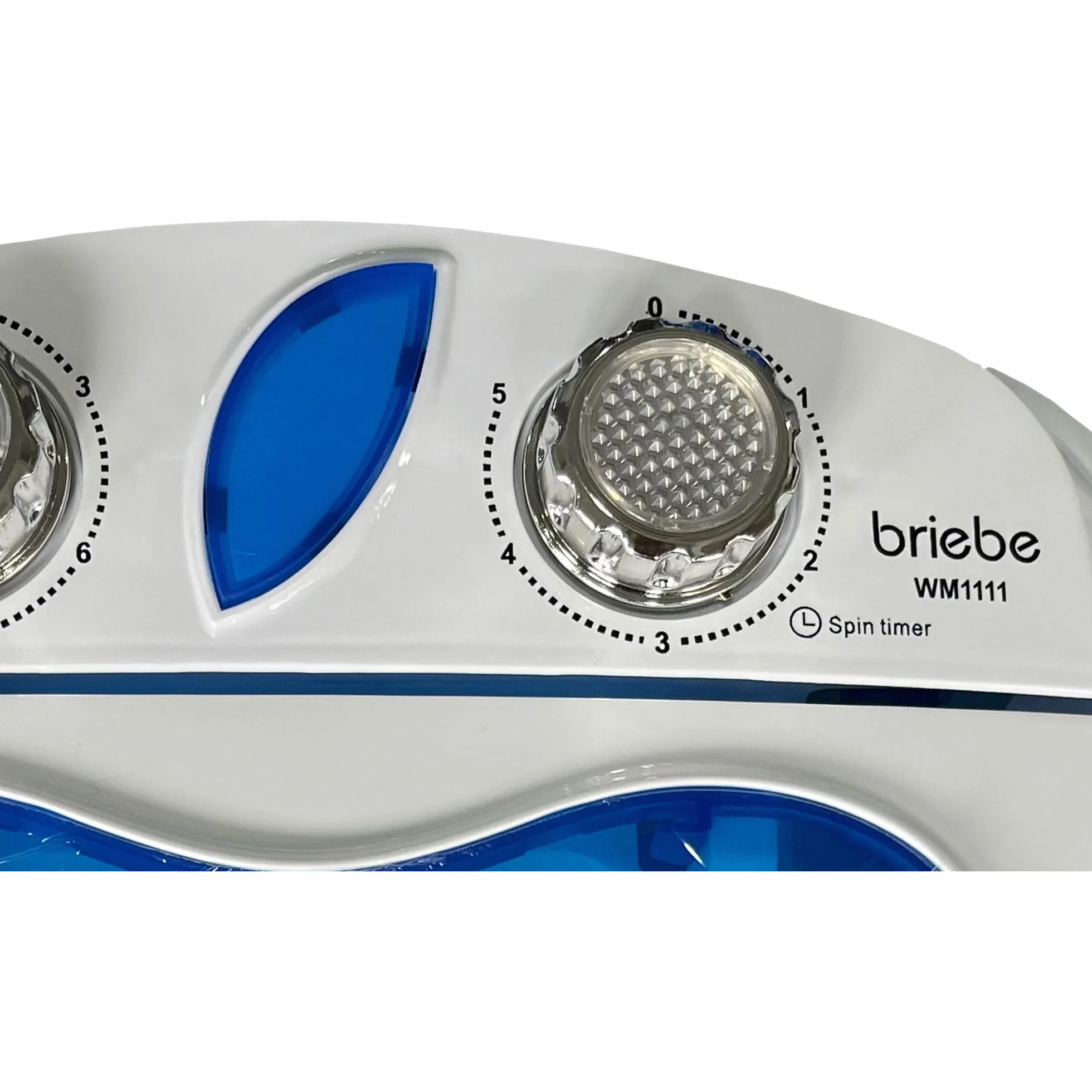 briebe Camp Mini Przenośna Pralka z Wirowaniem 3 kg Ładowana od Góry Biała