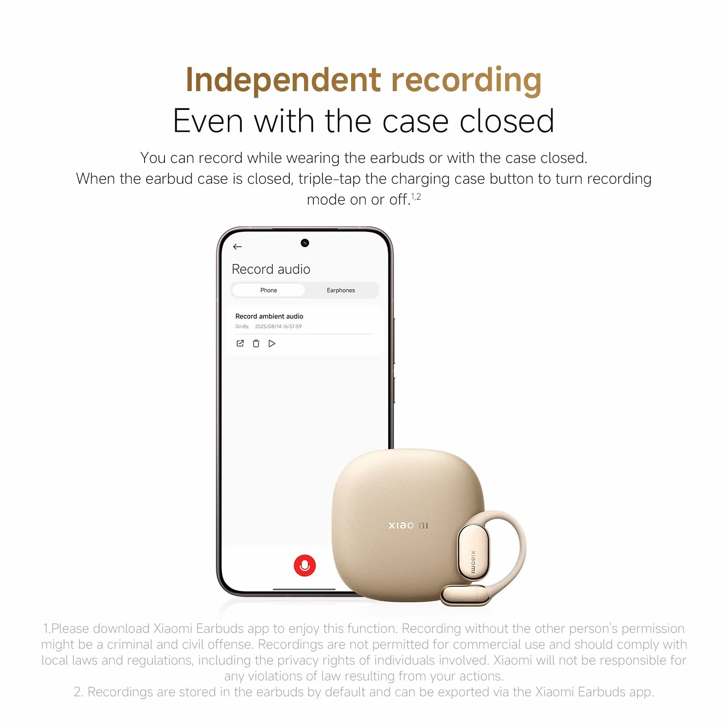 XIAOMI OpenWear Stereo Pro, słuchawki z otwartymi uszami, nauszne słuchawki Bluetooth, wygodne i stabilne noszenie, żywotność baterii 45 godzin, wodoszczelność IP54, wiele sterowników, Hi-Res Audio
