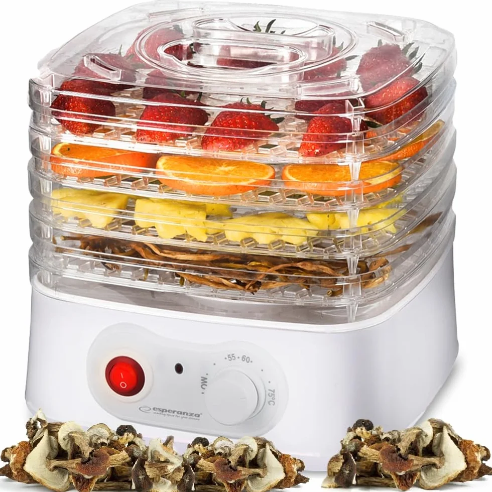 Esperanza EKD004 dehydrator żywności 250 W biały