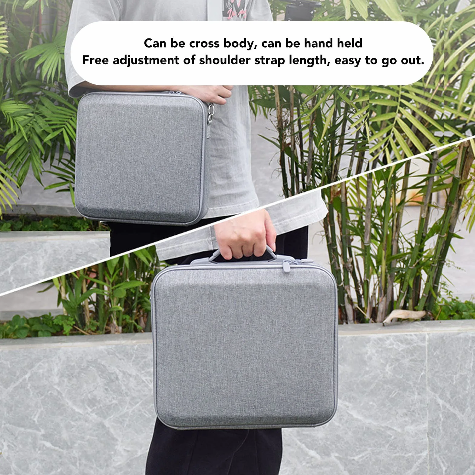 Futerał do Przenoszenia dla RS 3 Mini - Przenośna Torba na Ramię, Travel Hard Shell Box z Regulowanym Paskiem na Szyję, Kompatybilny z RS3 Mini Handheld