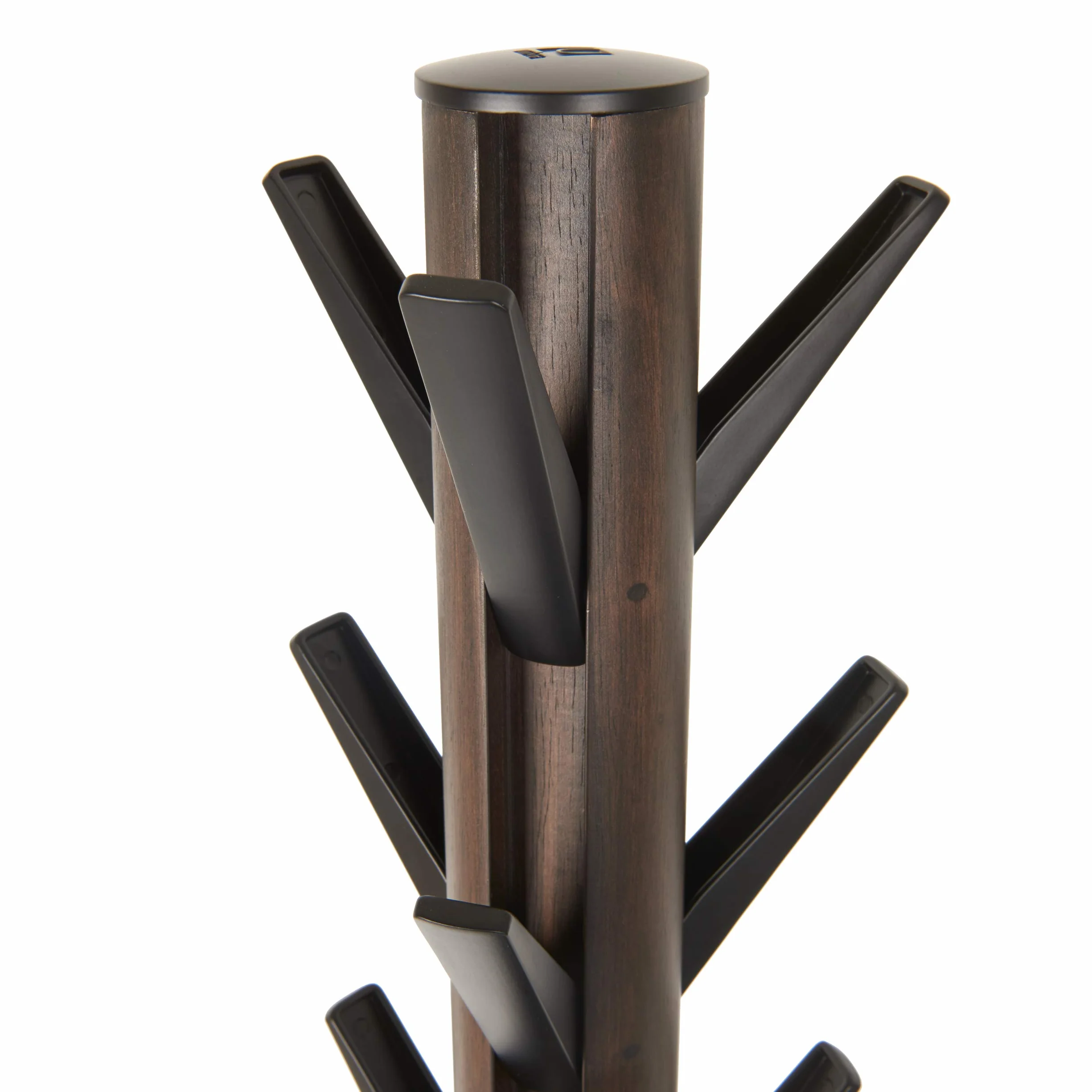 Umbra Flapper Wieszak na Ubrania, Czarny/Orzech Włoski, 57.2 x 57.2 x 165.1 cm