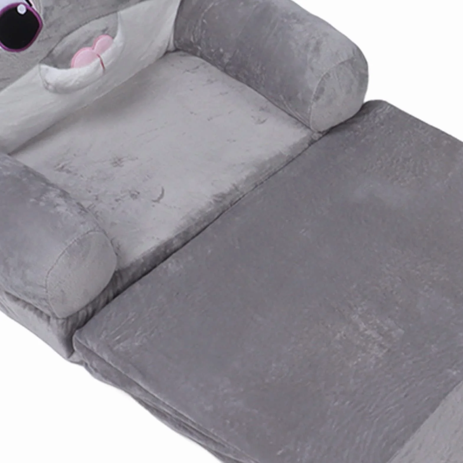 Składana sofa dla dzieci, wygodna urocza miękka rozkładana sofa dla dzieci, bardzo miękka sofa dla dzieci z podłokietnikami, składane łóżko dla malucha do salonu (3 poziomy)