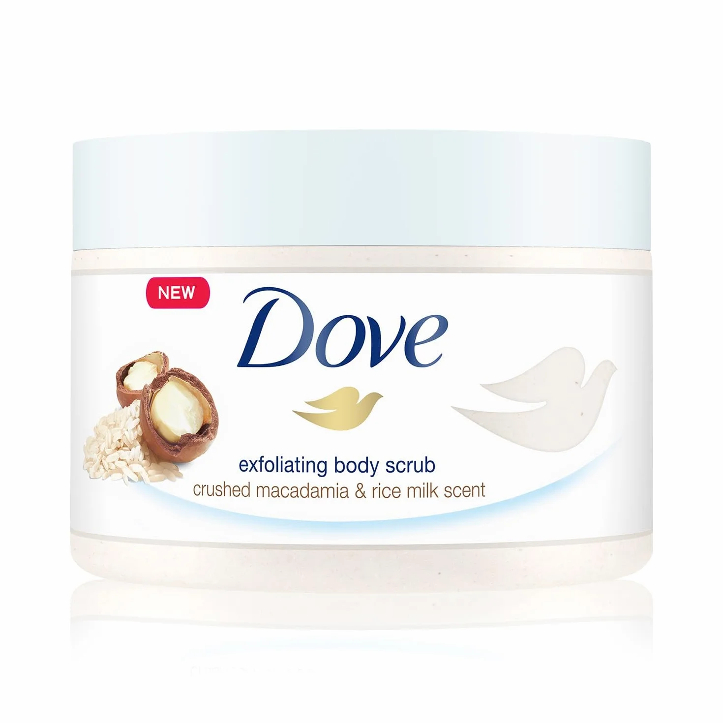 Dove 8710447217061 Peeling pod Prysznic, 4 x 225 ml
