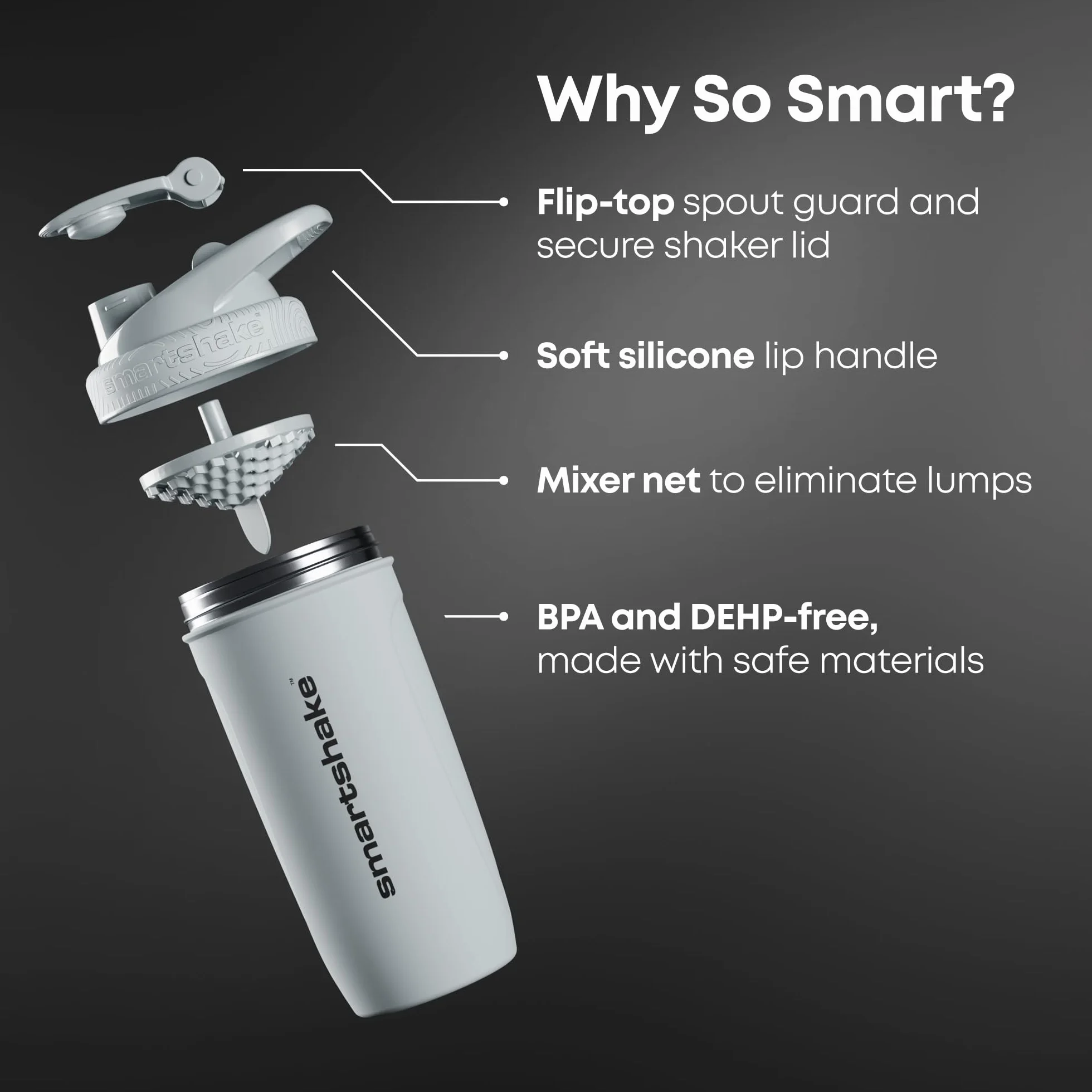 Smartshake Reforce Stainless Steel Game Of Thrones - Akcesoria fitness - Shakery i miksery