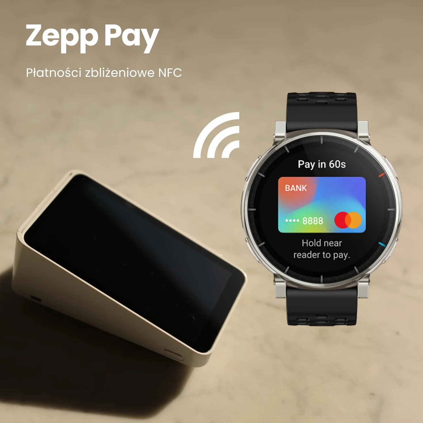 Amazfit Active 3 Premium 45mm GPS Smartwatch do biegania, AMOLED 1,32” szkło szafirowe, Bateria do 12 dni, 4GB, NFC, Mapy offline, 170+ trybów, 5 ATM, Pulsometr i tracker fitness dla Android i iPhone