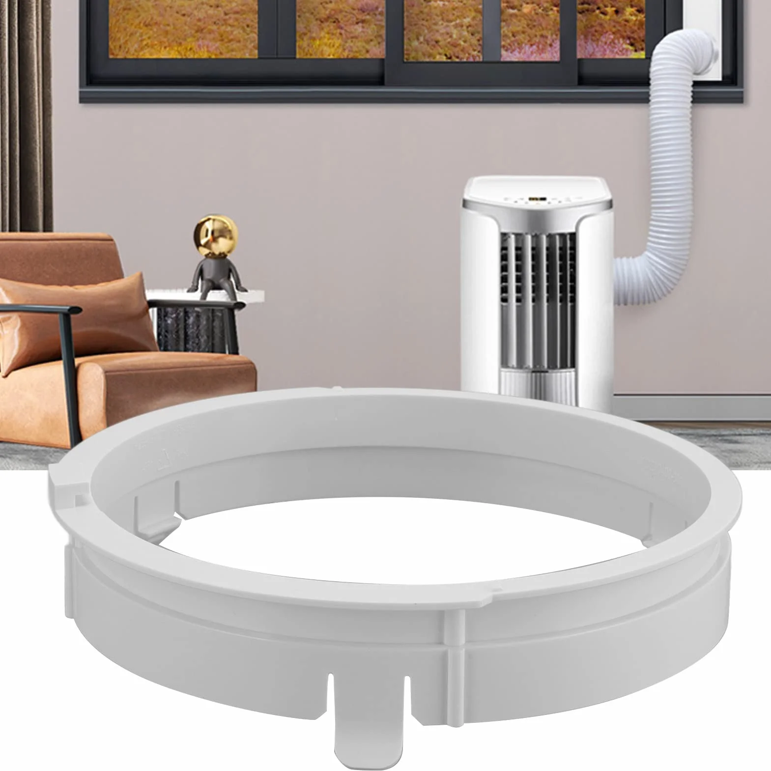 Regulowany adapter węża wydechowego klimatyzatora ABS Jeanoko